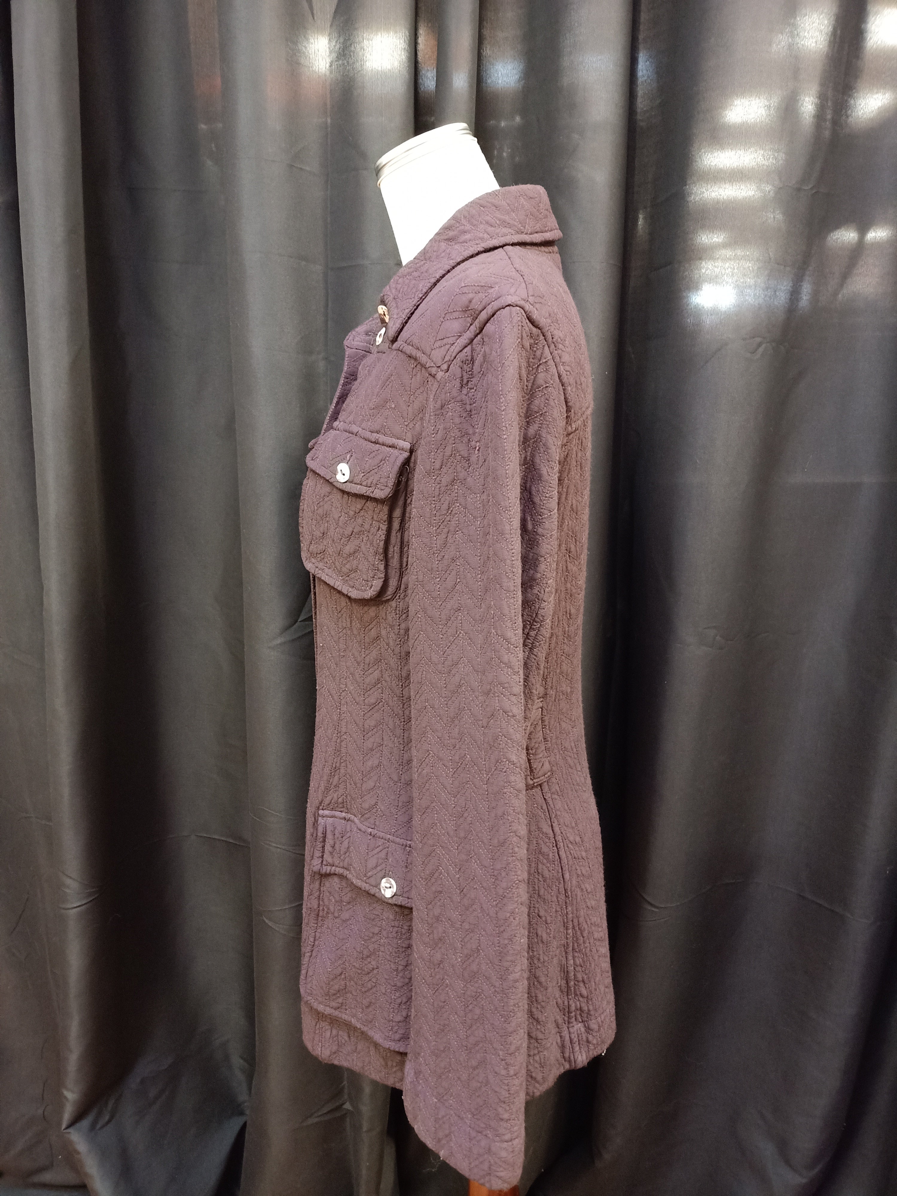 Quilted Purple Jacket
