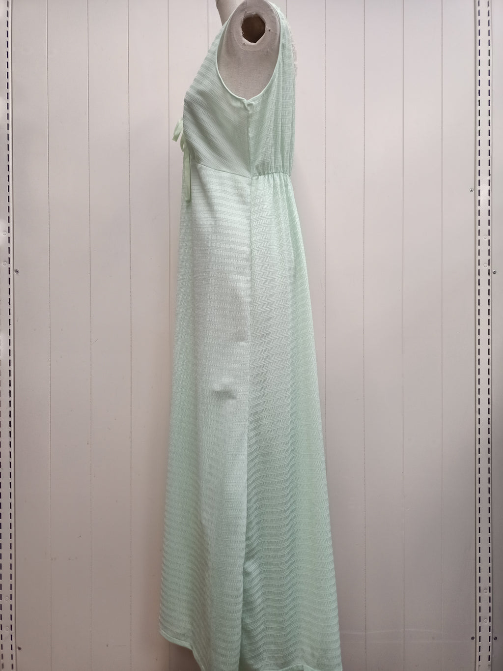 Vintage Mint Textured Stripe Nightie