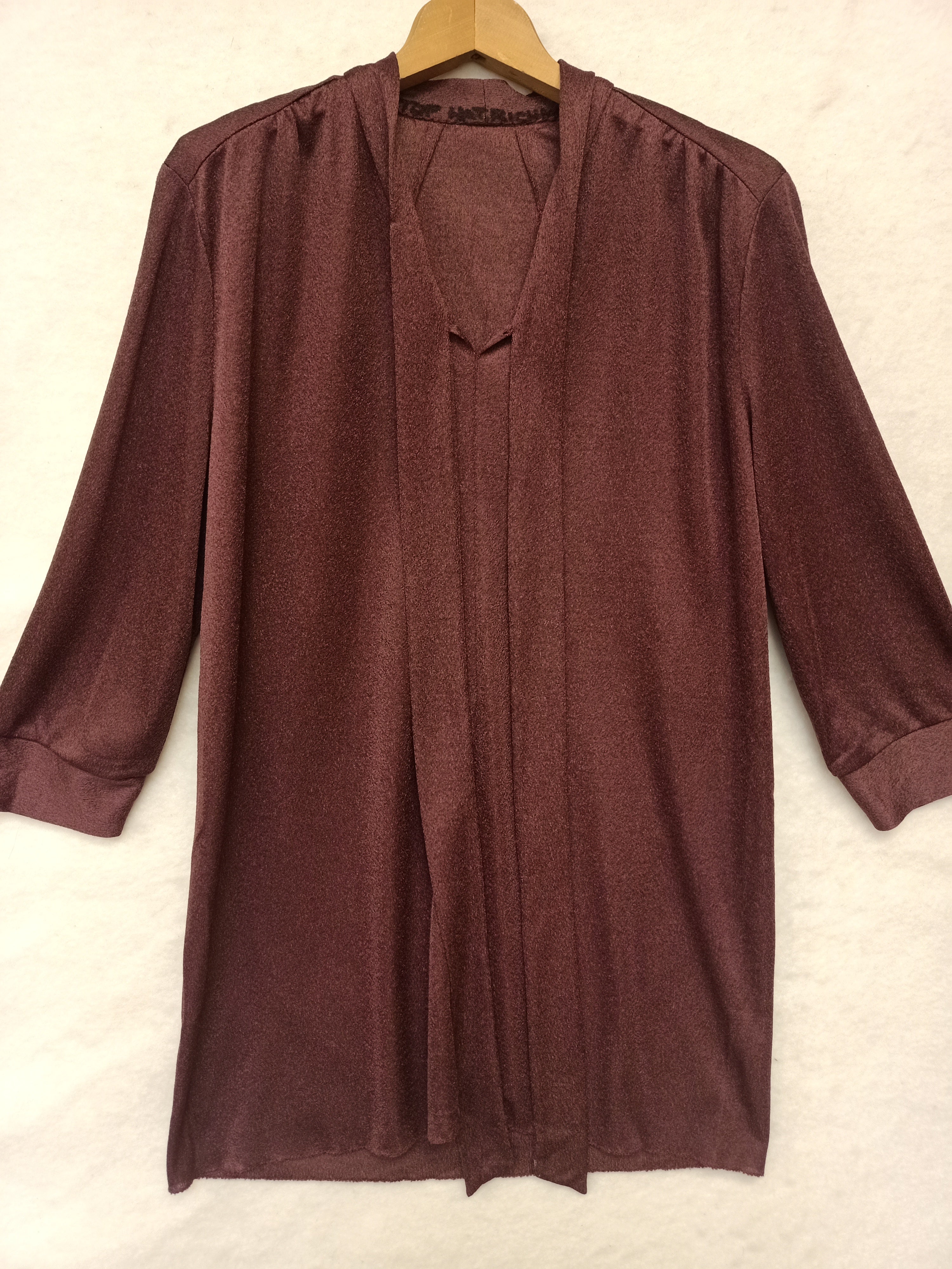 Vintage Mauve Pussycat Bow Shirt