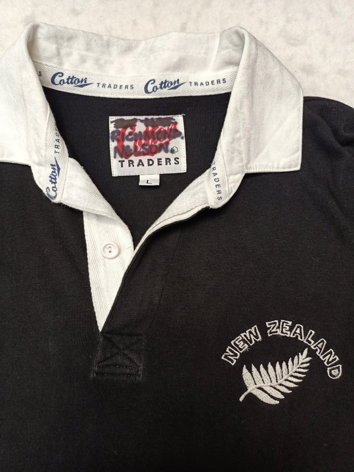 Mens Cotton Traders New Zealand Rugby Jersey