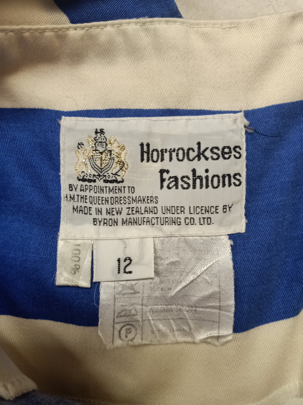 Vintage Horrockses Fashions Striped Dress
