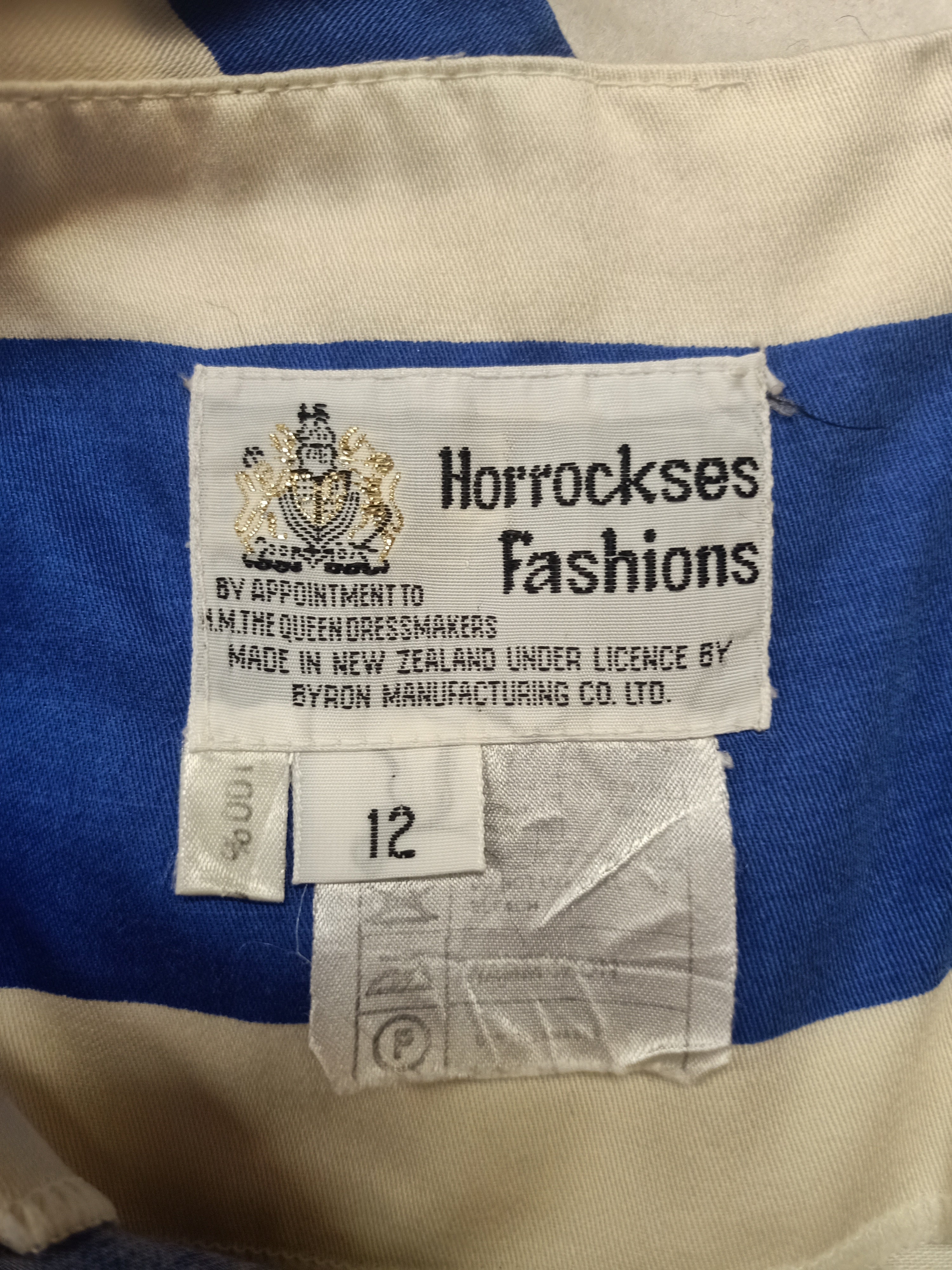 Vintage Horrockses Fashions Striped Dress