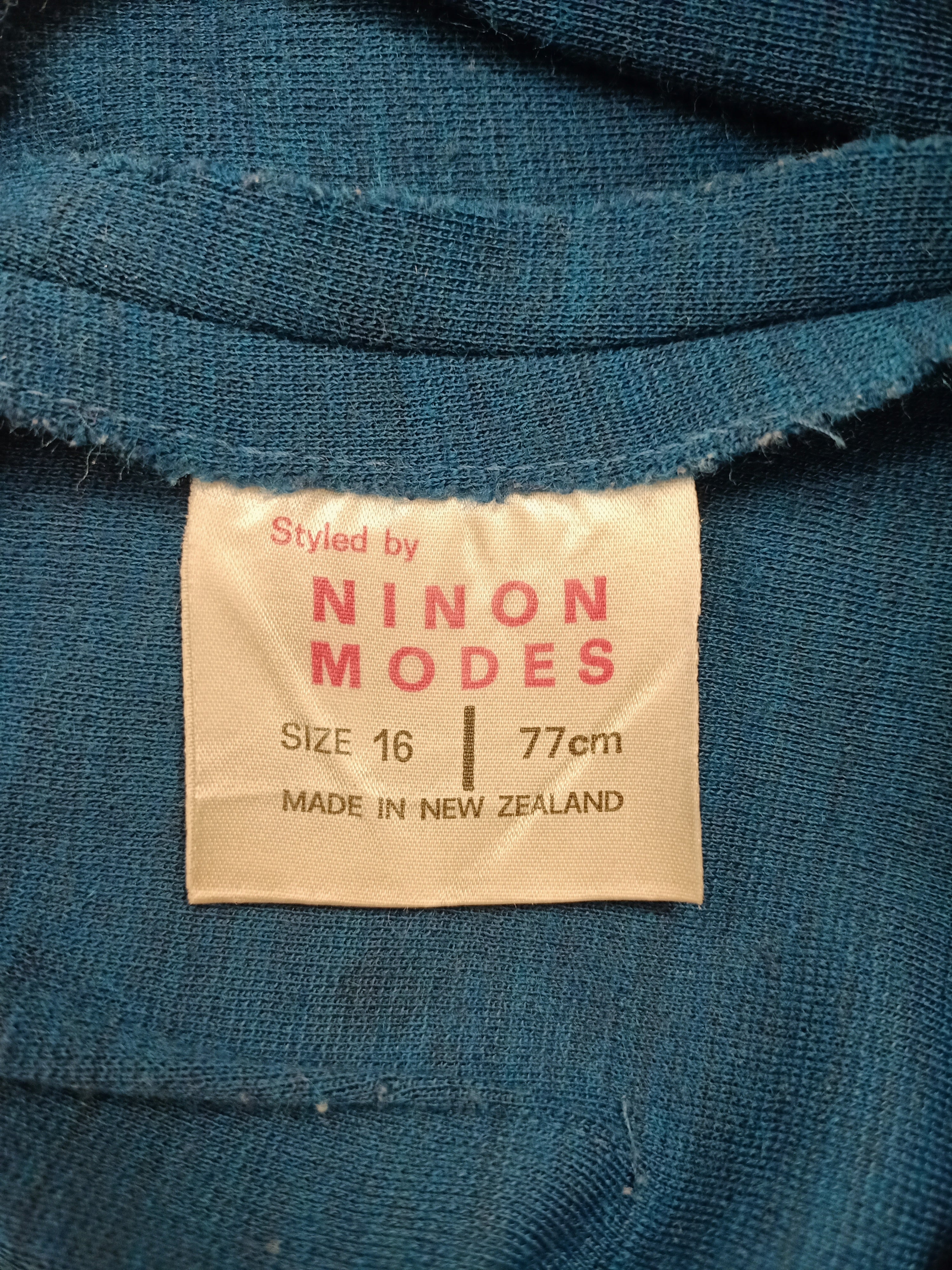Vintage Ninon Modes Teal Pants