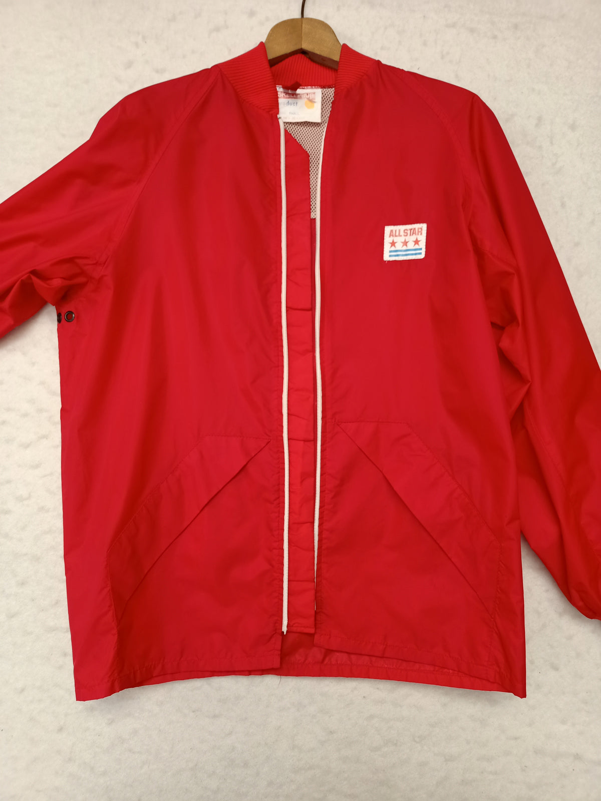 Vintage Skellerup Red Windbreaker Jacket