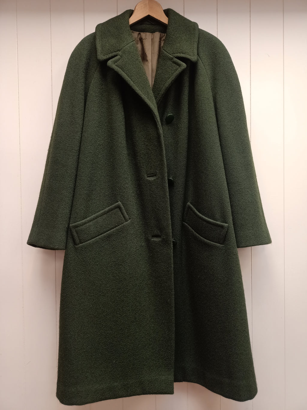 Vintage Forest Green Coat