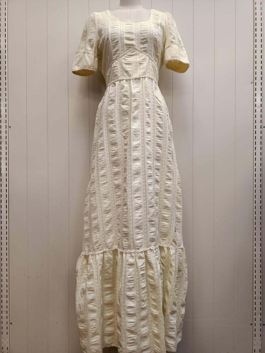 Vintage Yellow Prairie Maxi Dress