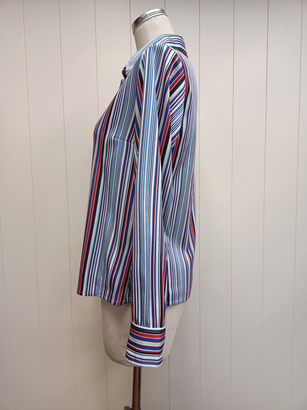 Vintage Striped Button Up Shirt