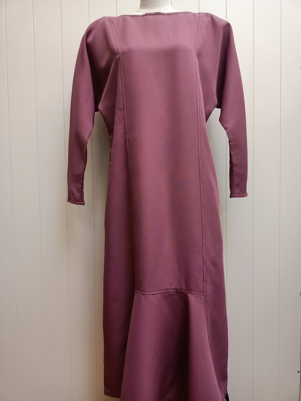 Vintage Aubergine Shift Dress