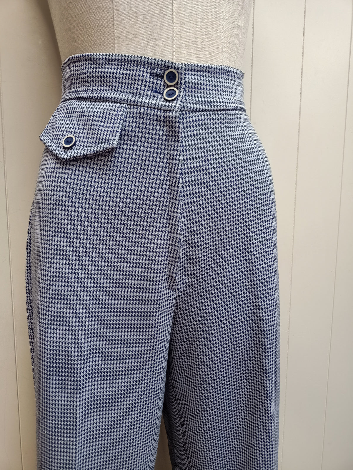 Vintage Bonds The Knitmaker Herringbone Pants