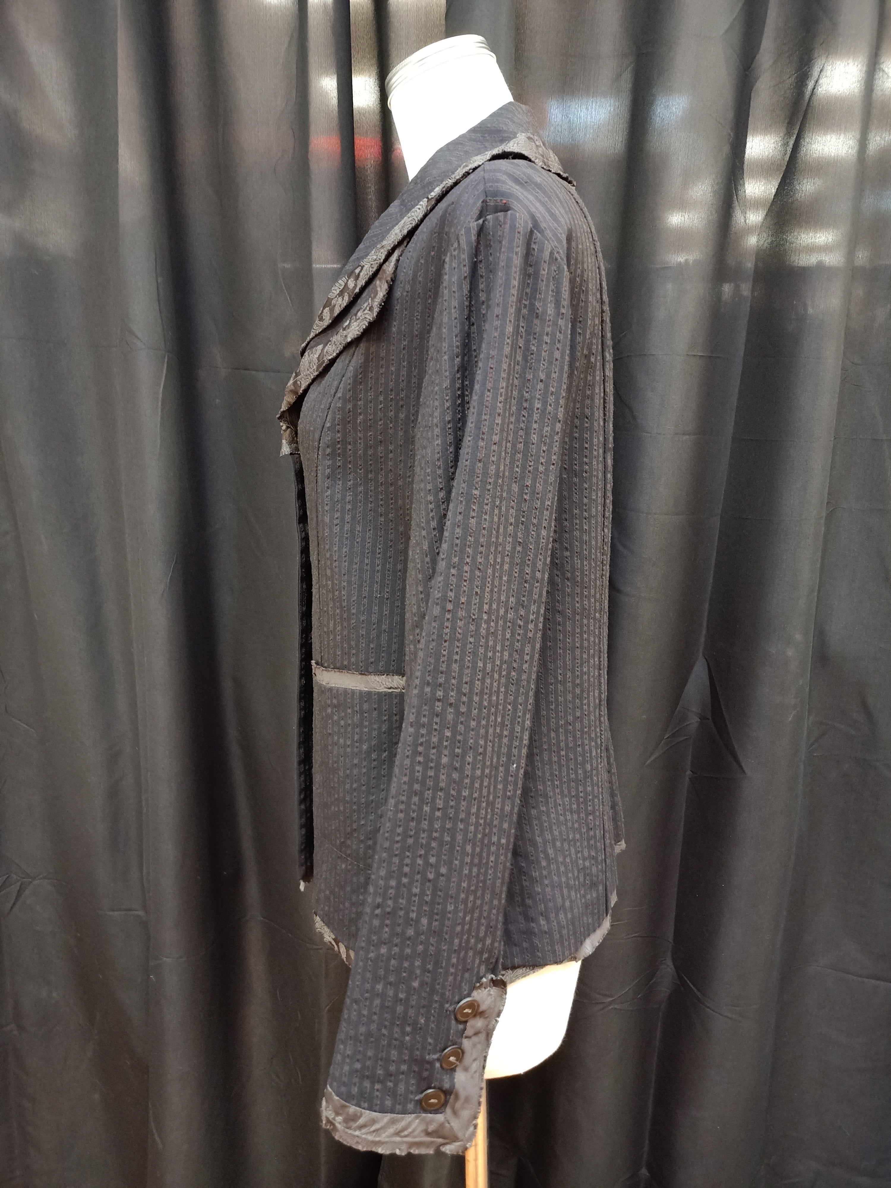 Paisley & Striped Blazer