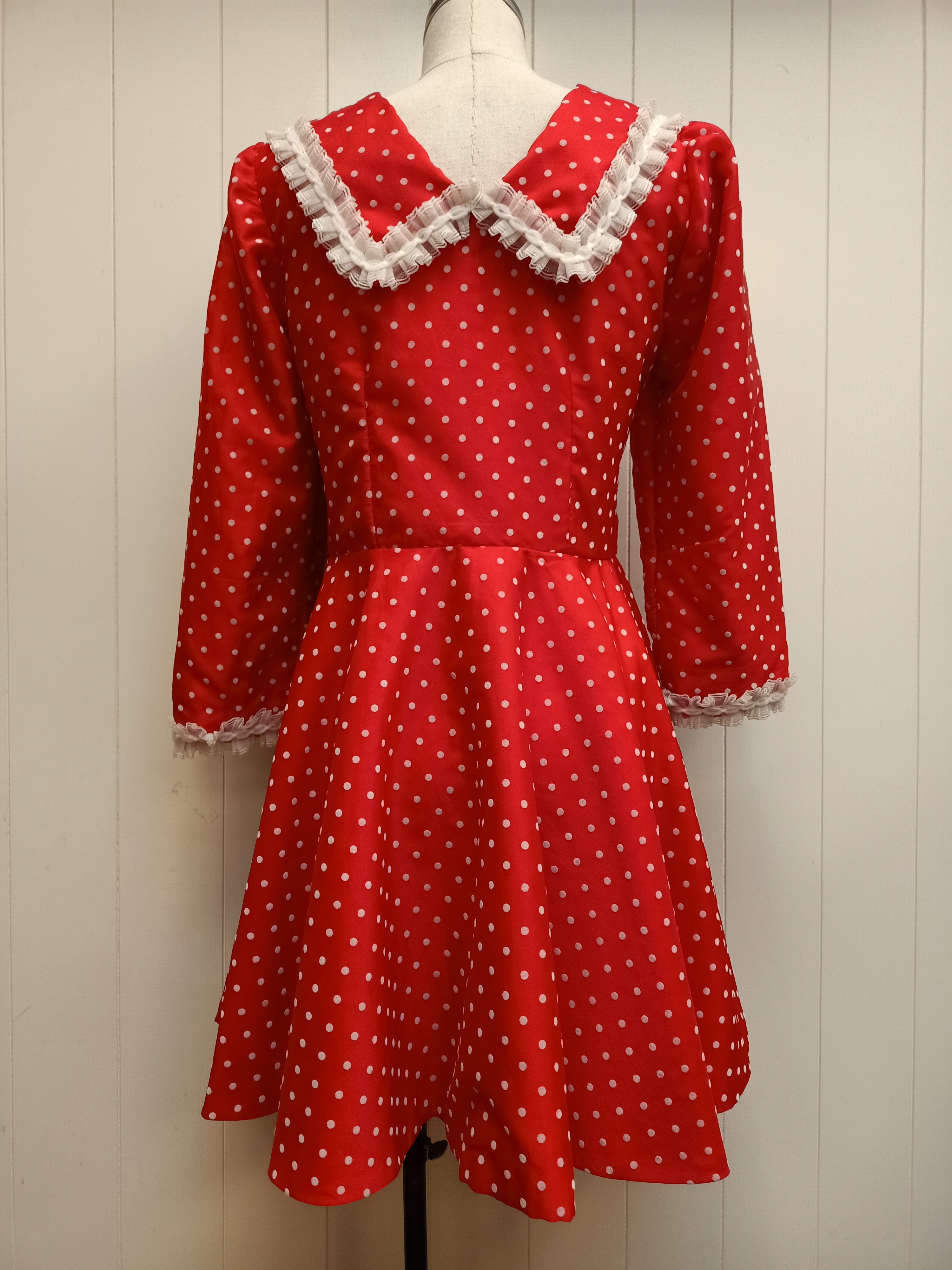 Vintage Polka Dot Prairie Dress