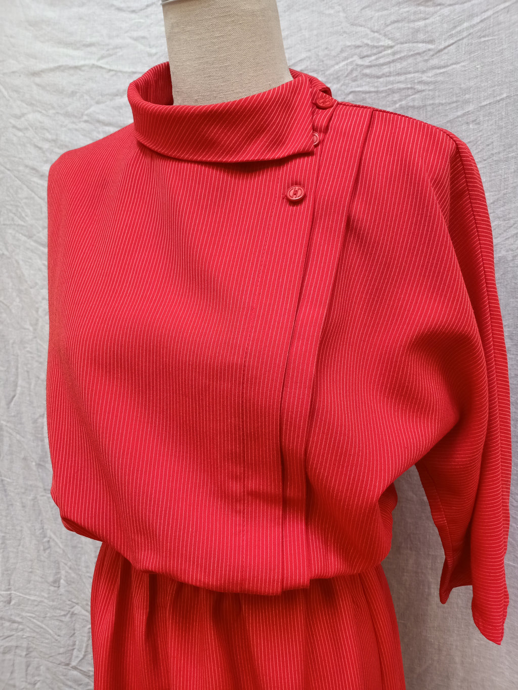 Vintage Side Collar Dress