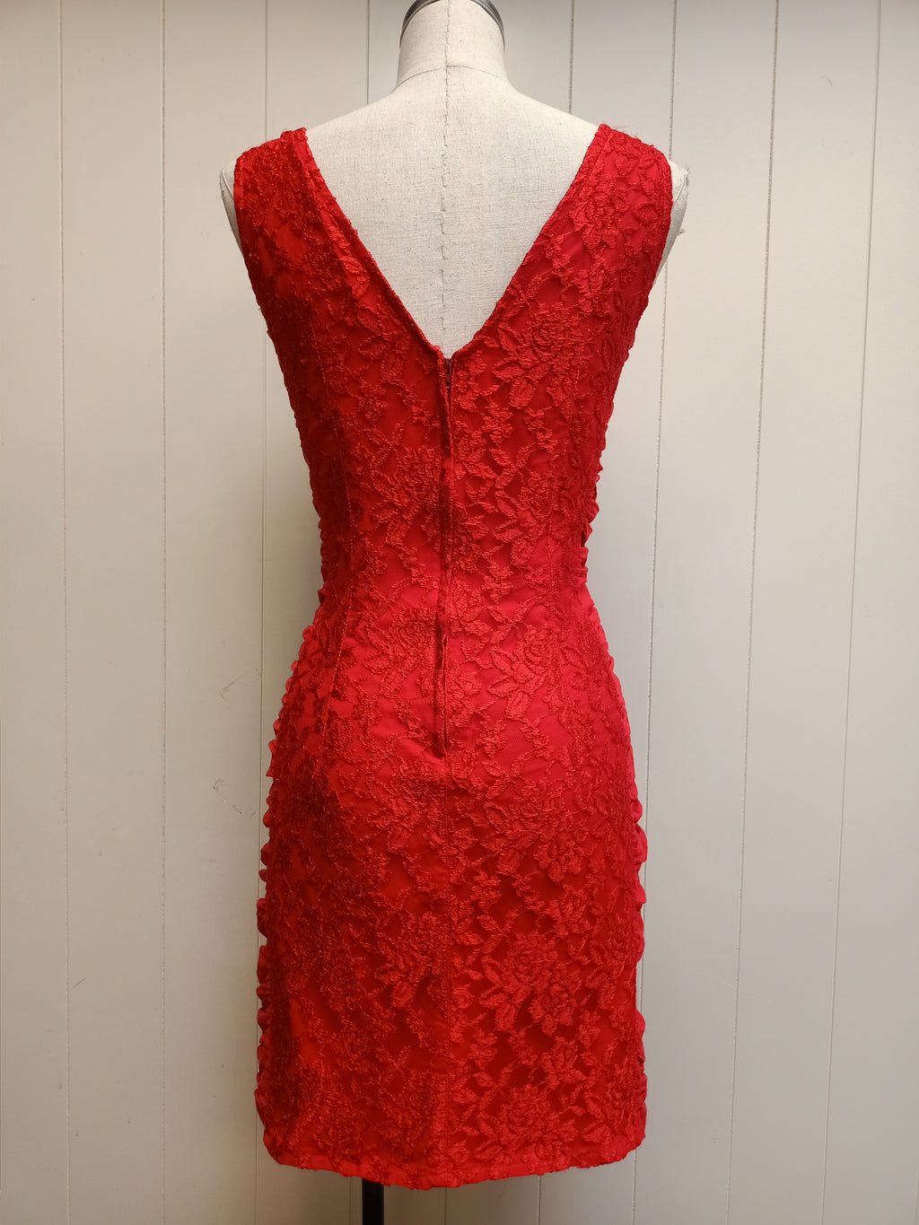 Shadze of Lace Red Lace Dress