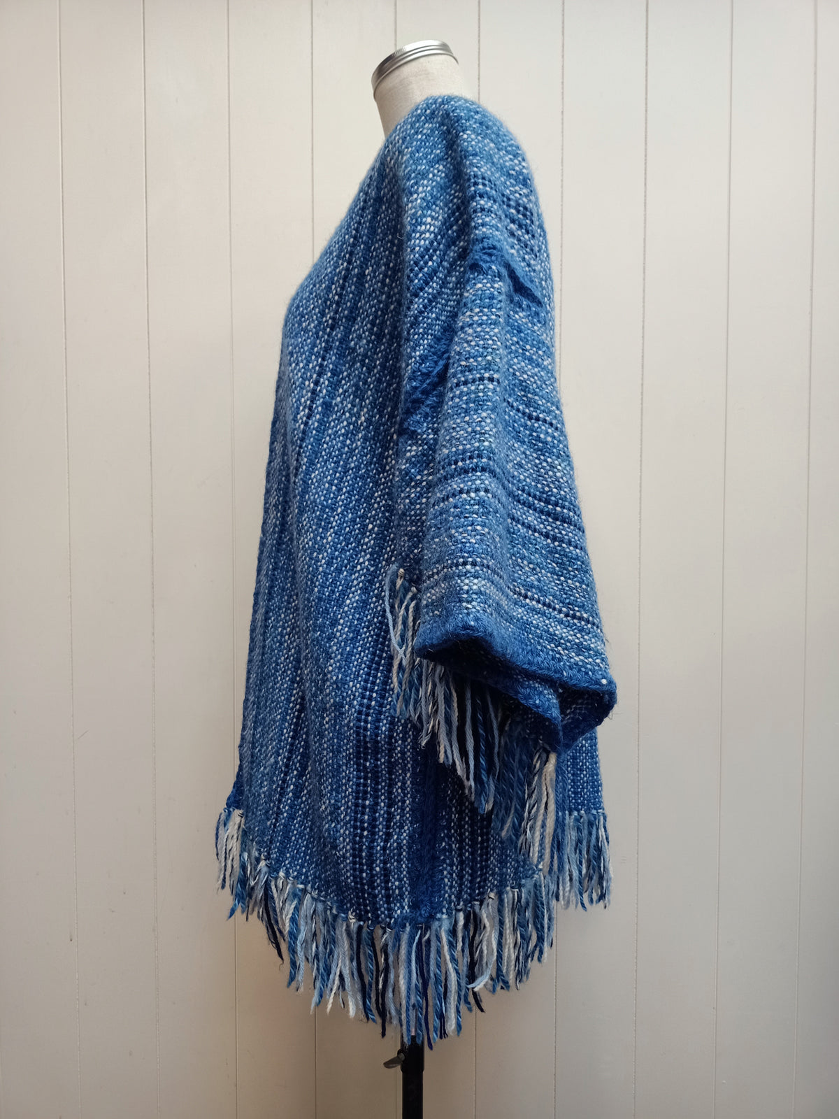 Vintage Blue Yarn Weave Jacket