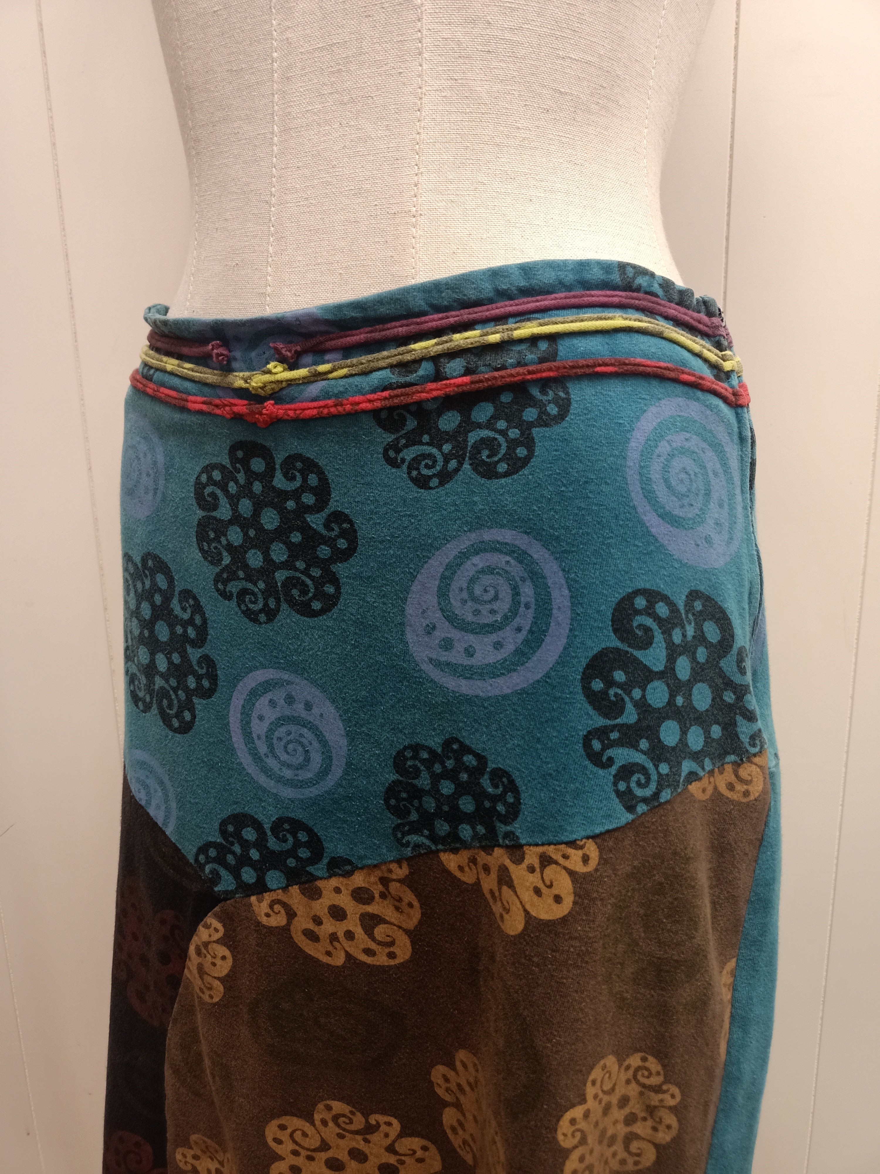 Om Shantipi Patchwork Skirt