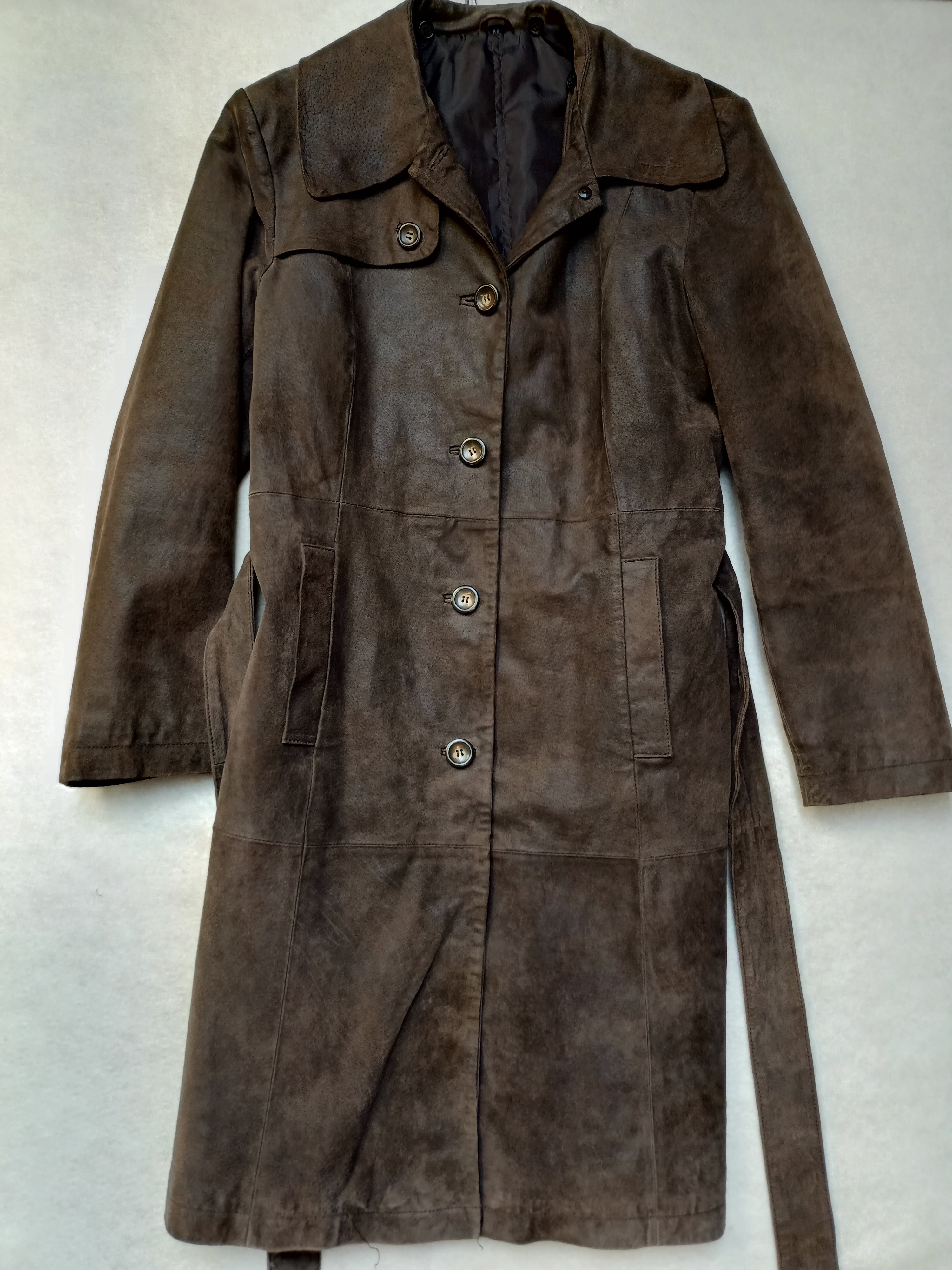 Leather Trench Coat