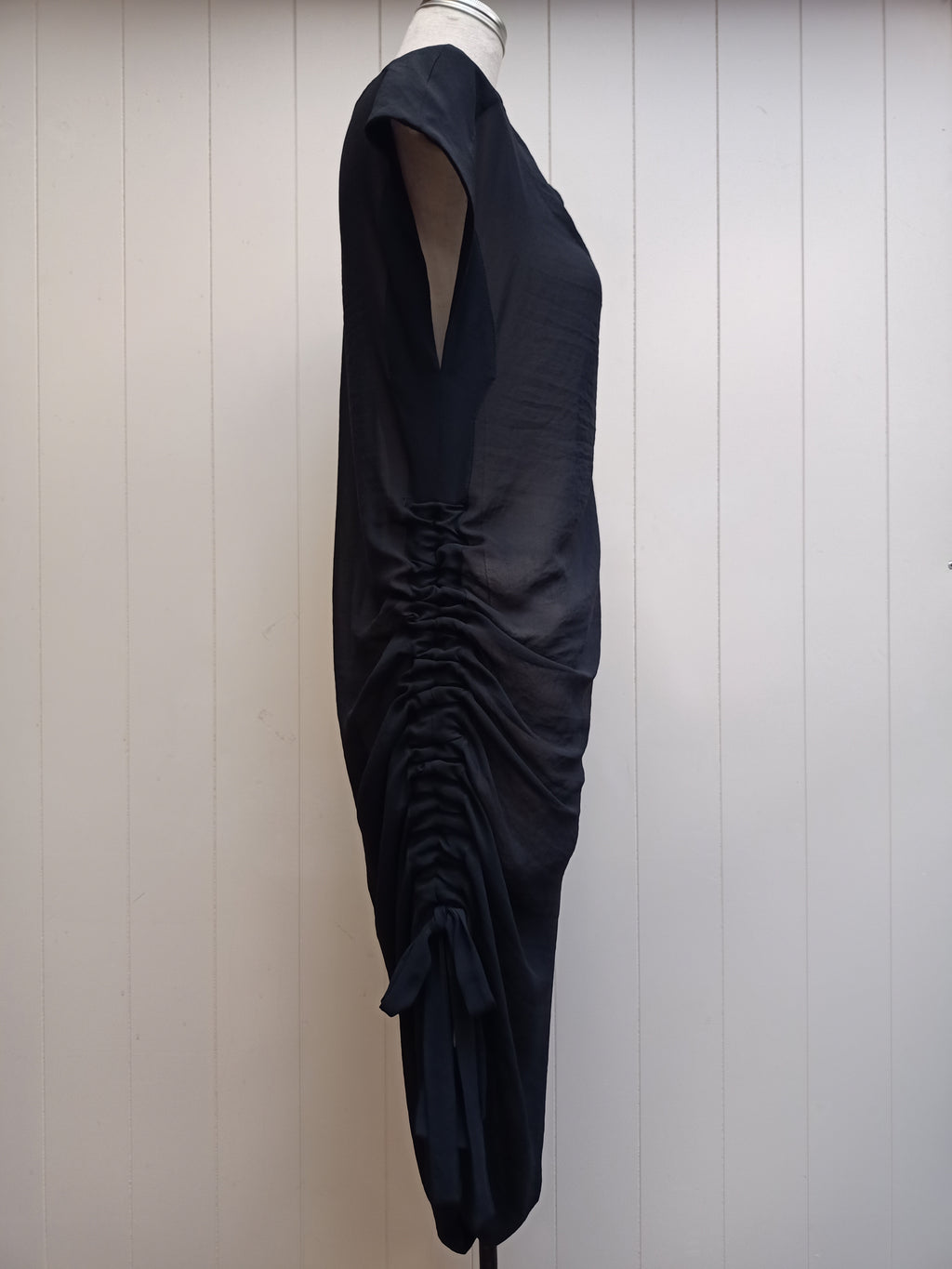 Moochi Black Chiffon Dress