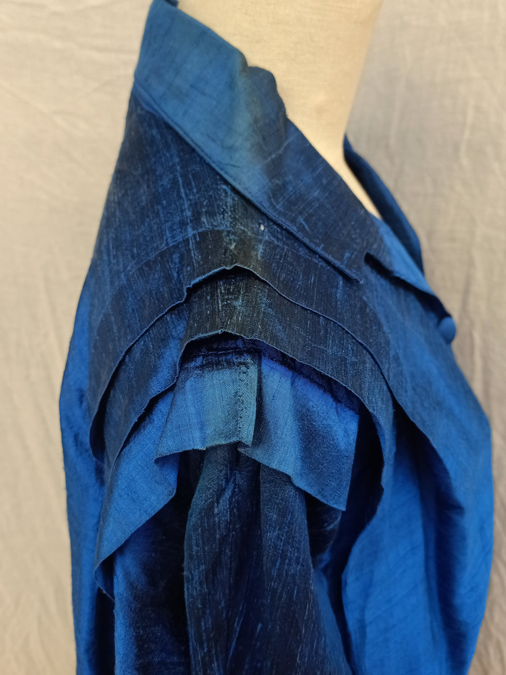 Vintage Slub Satin Dress