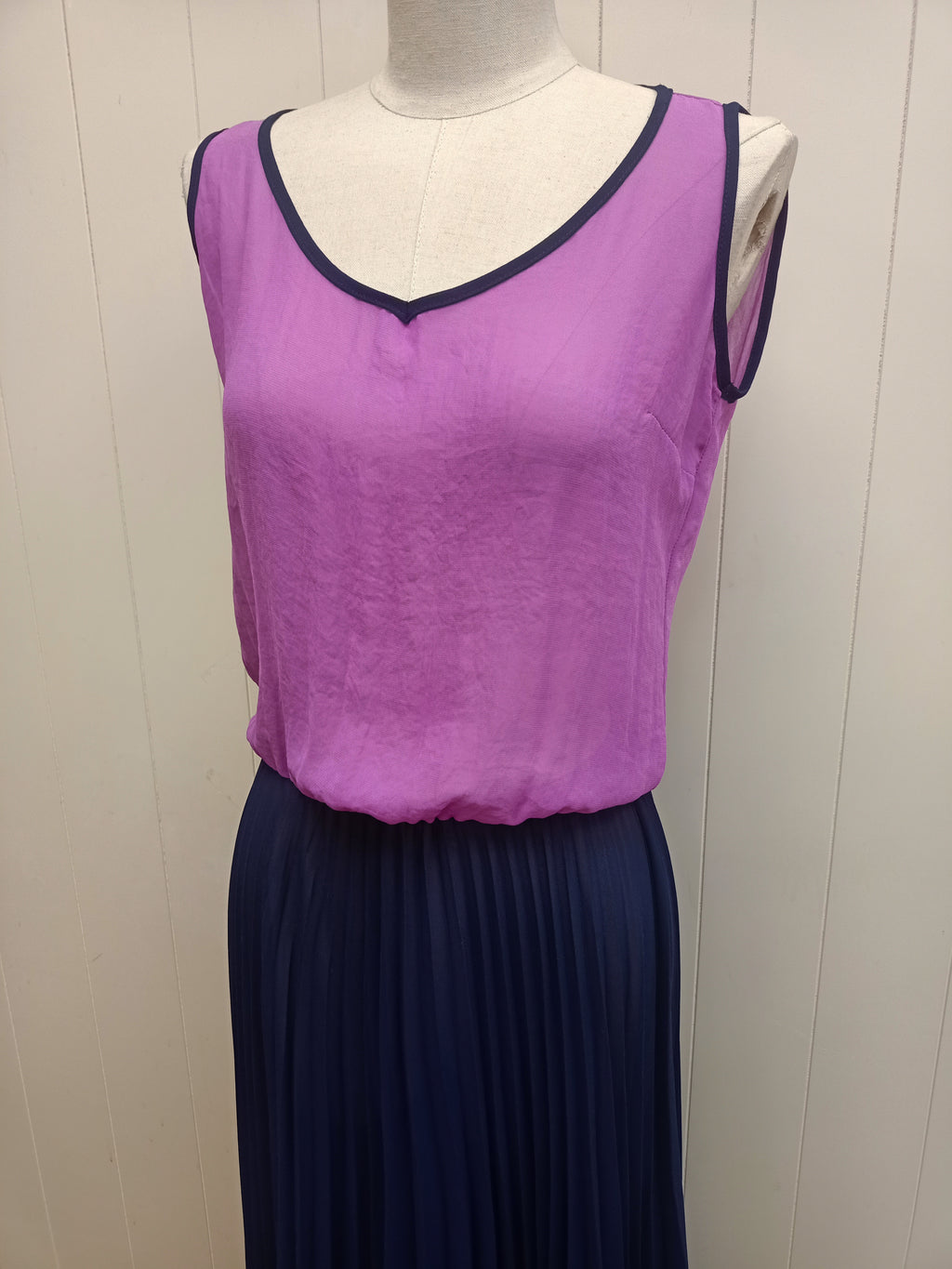 Andrea Moore Colour Block Maxi Dress