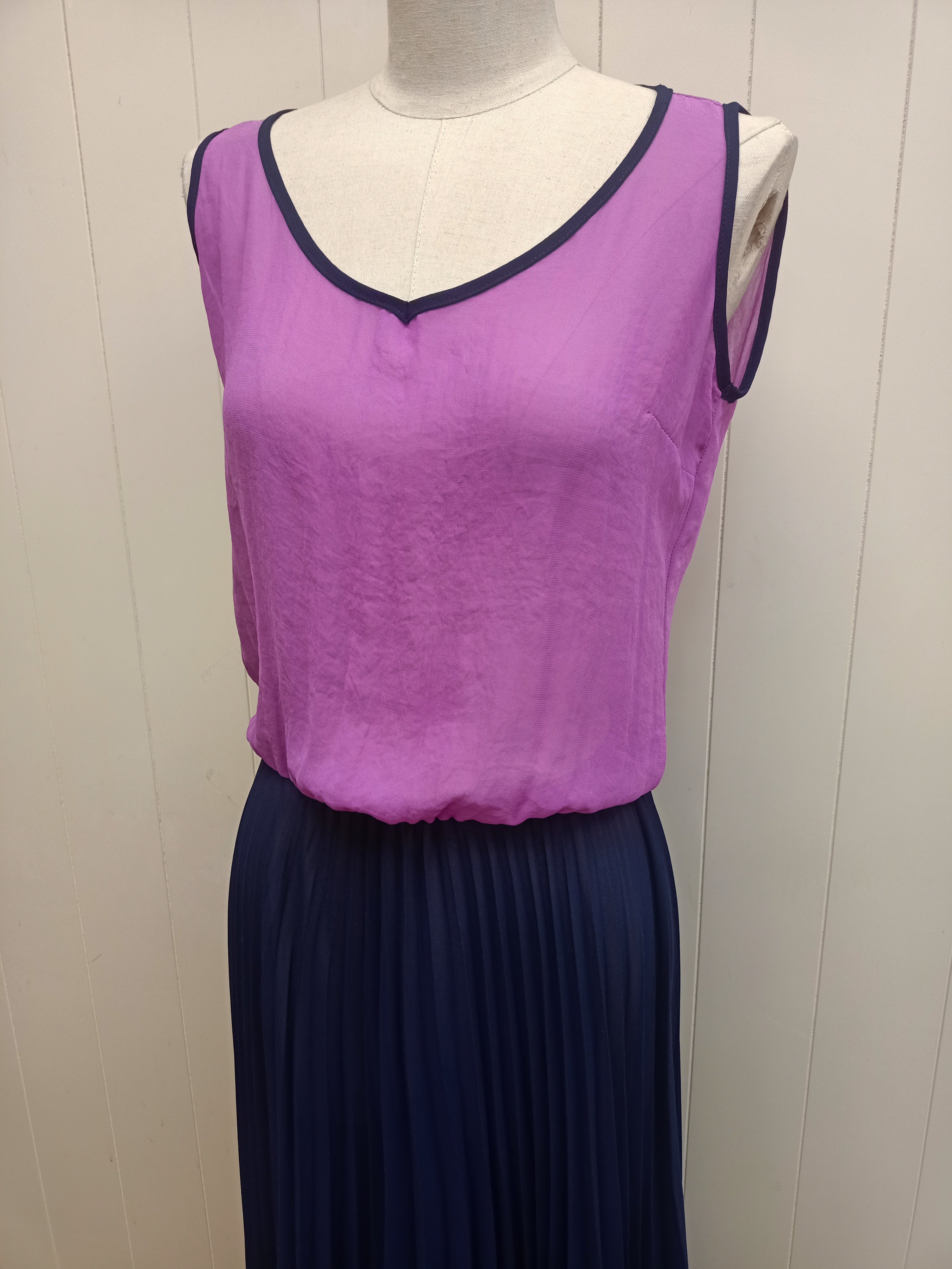 Andrea Moore Colour Block Maxi Dress
