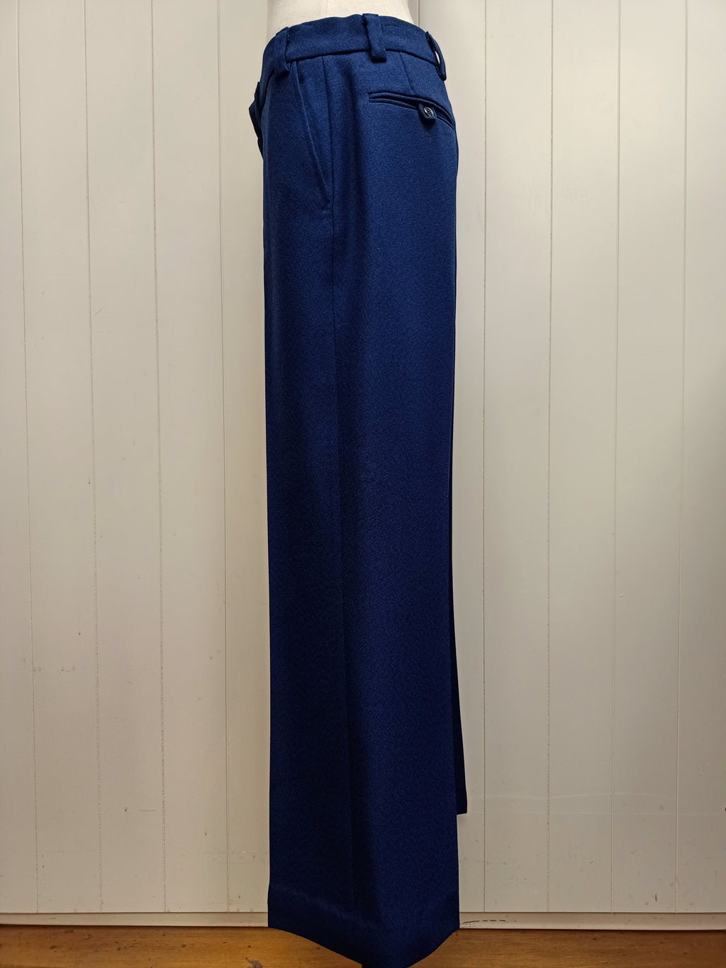 Vintage Mens Broadway Dark Blue Pants