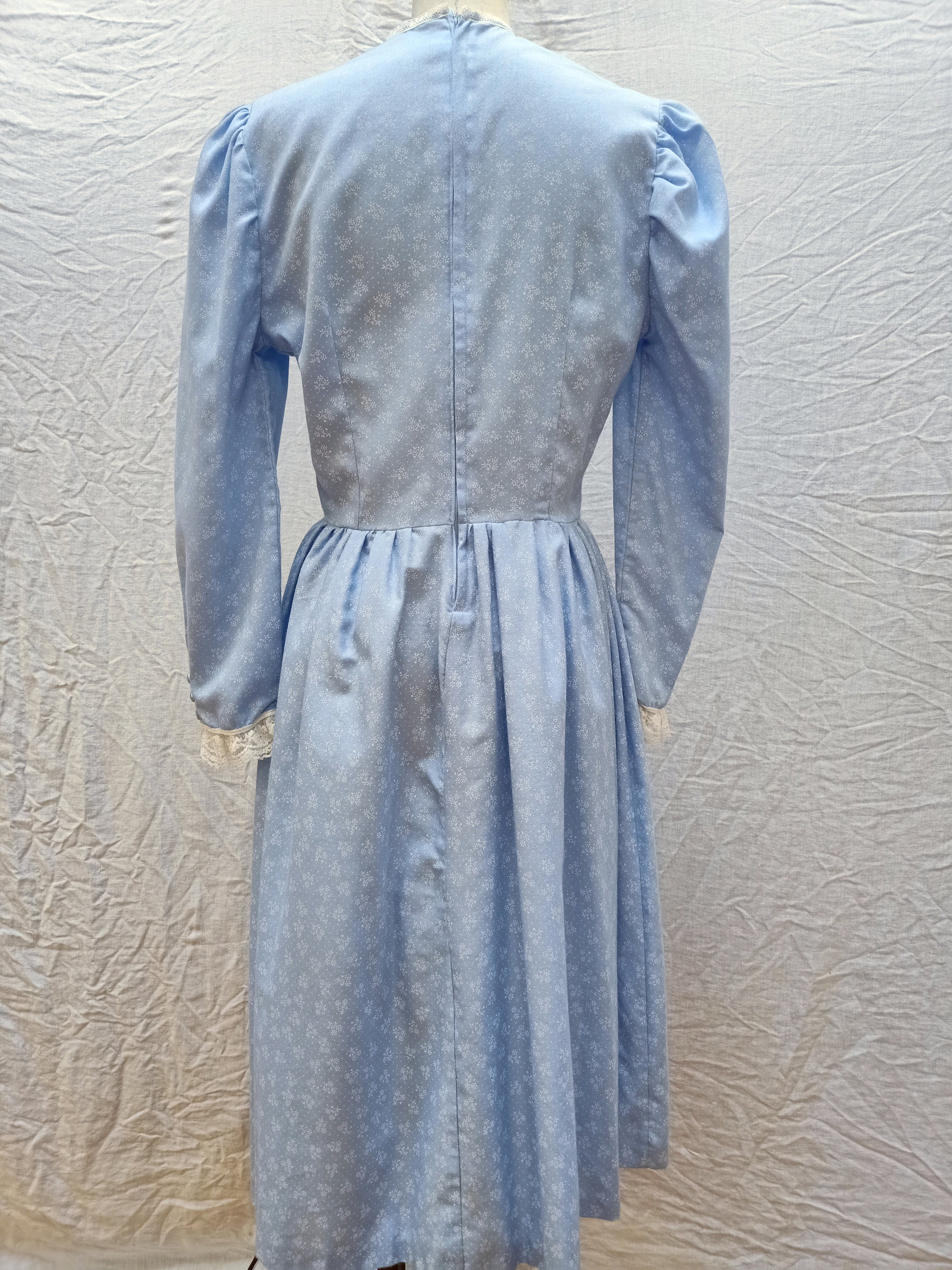Vintage Pale Blue Prairie Dress