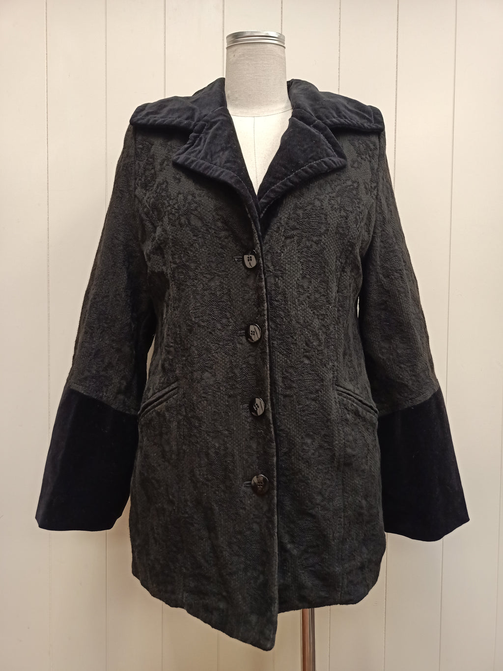 Retro Cladcat Velvet & Jacquard Jacket