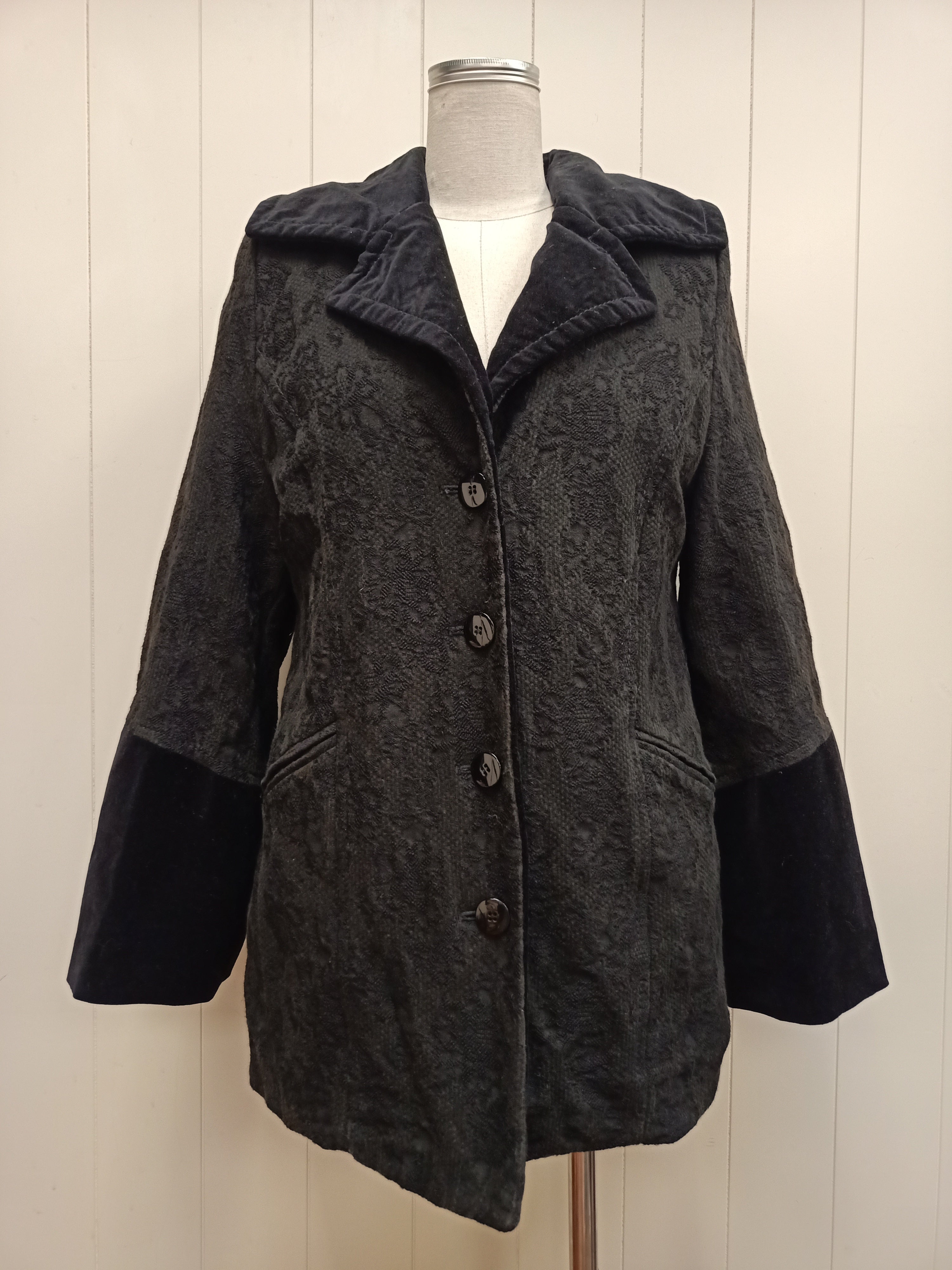 Retro Cladcat Velvet & Jacquard Jacket