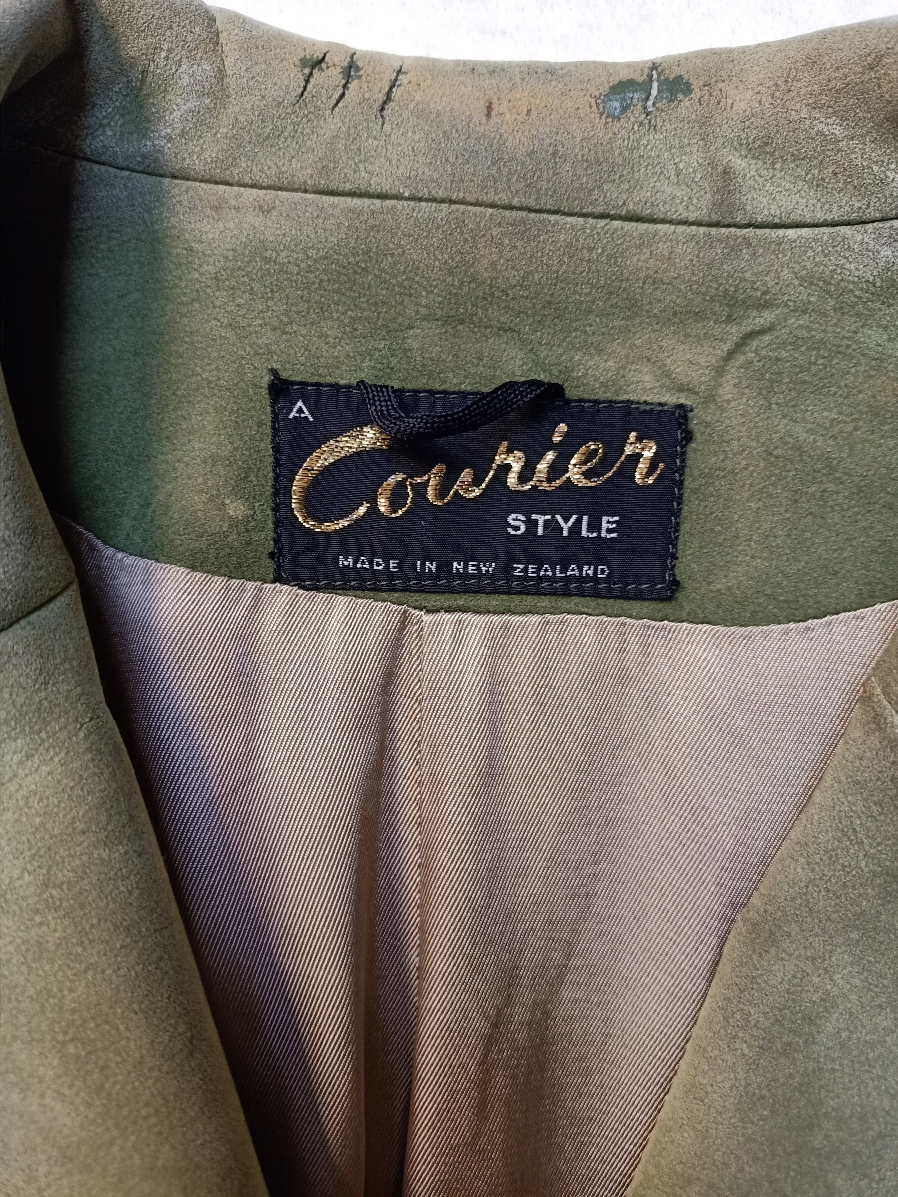 Vintage Faux Suede Coat
