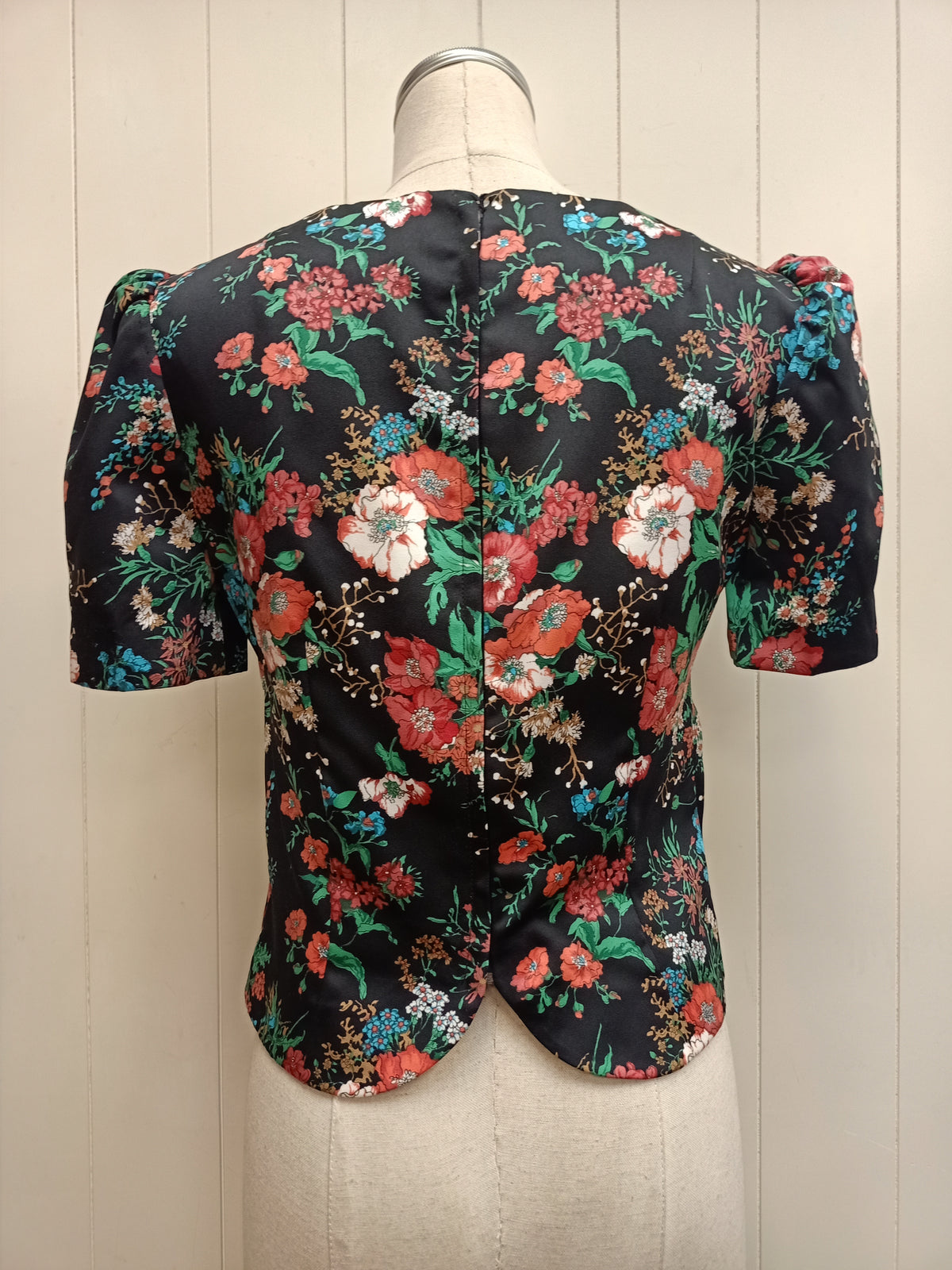 Vintage Floral Satin Co-Ord Set