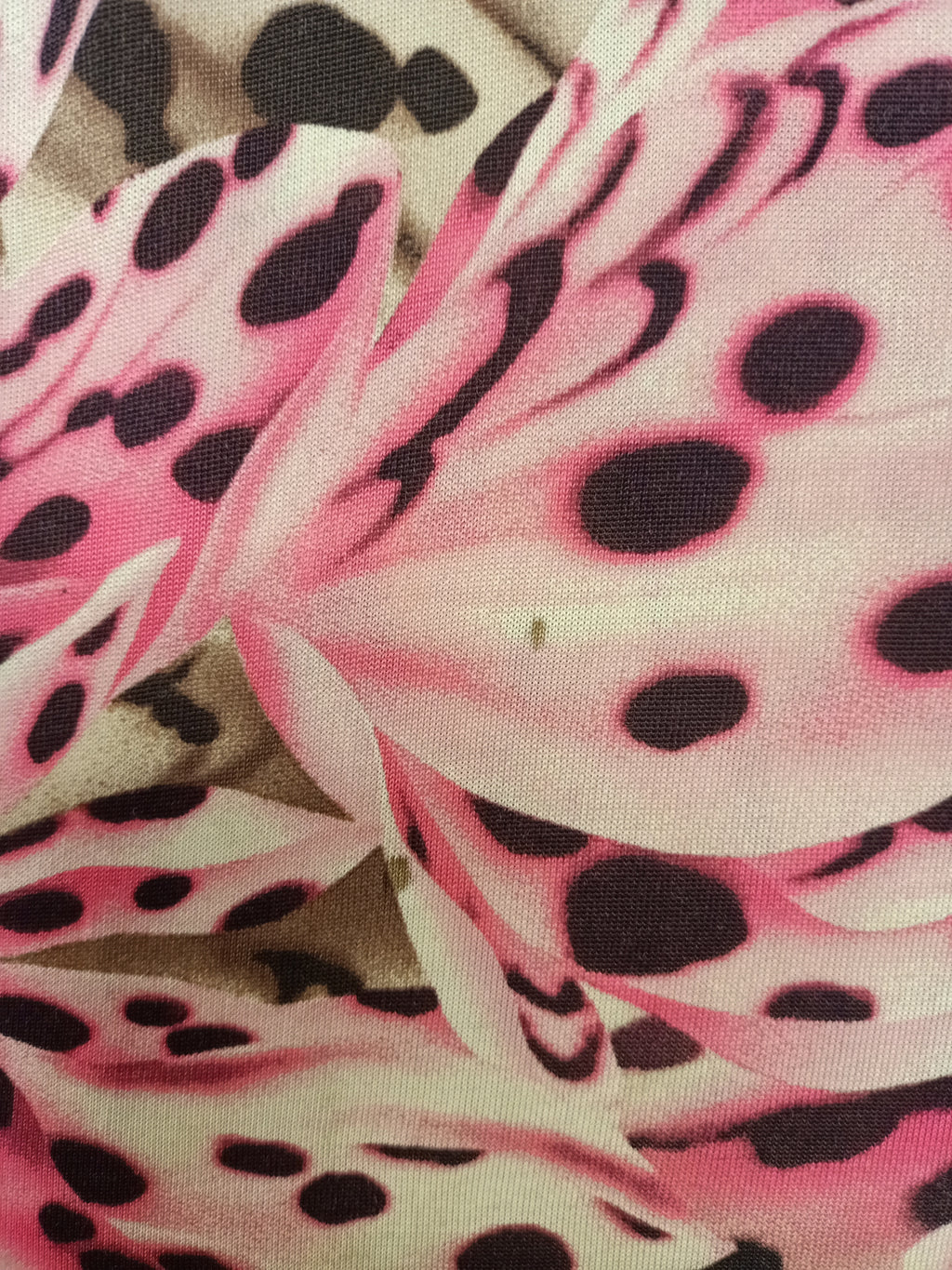 Versace Classic Pink Leopard Skirt