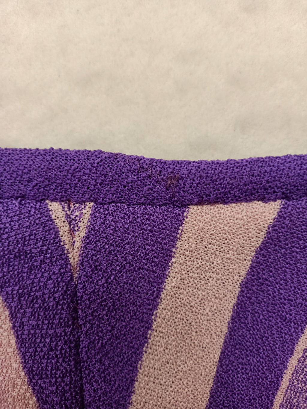 Vintage Purple Chevron Skirt