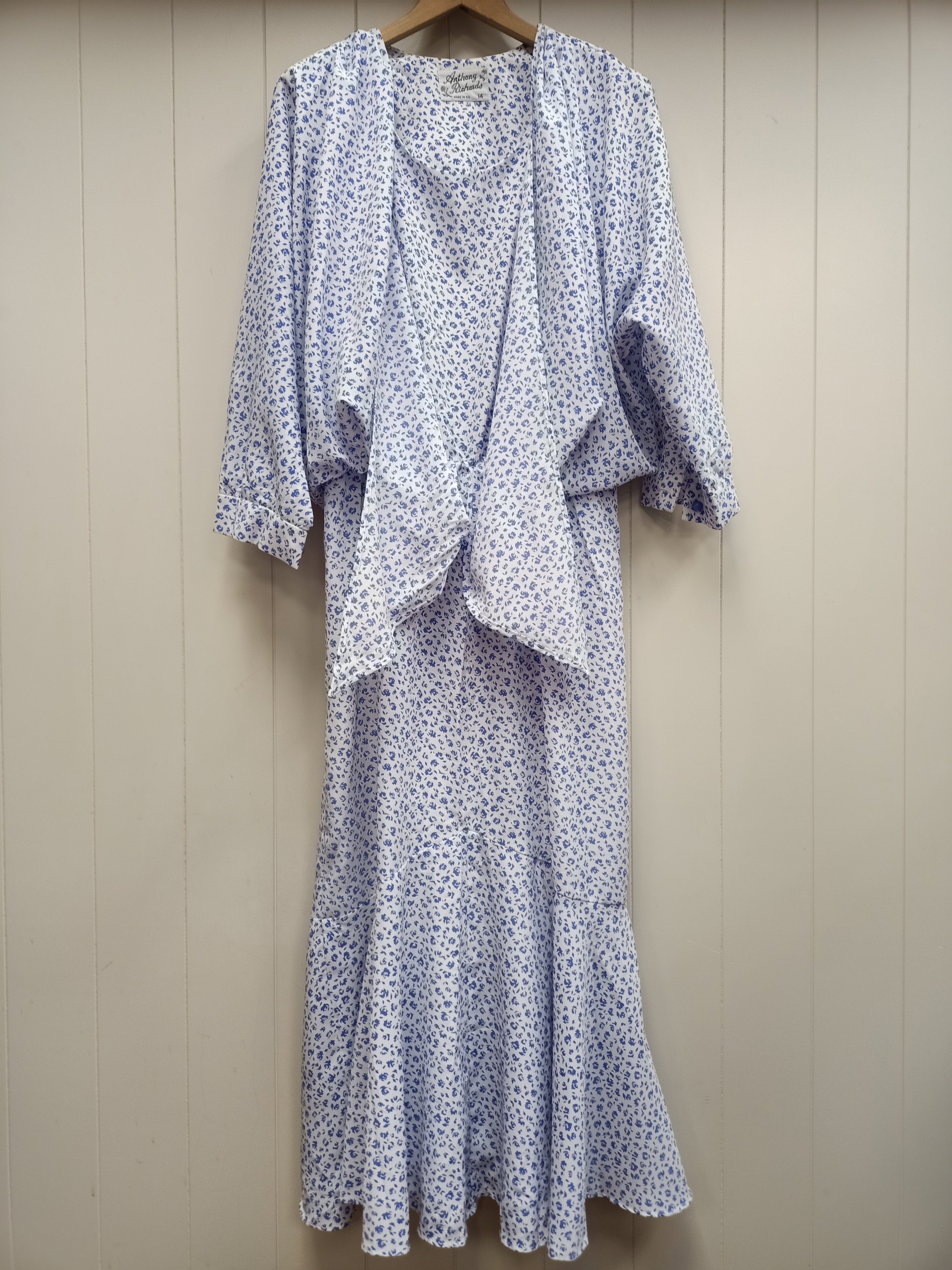 Vintage Anthony Richards Tie Front Dress