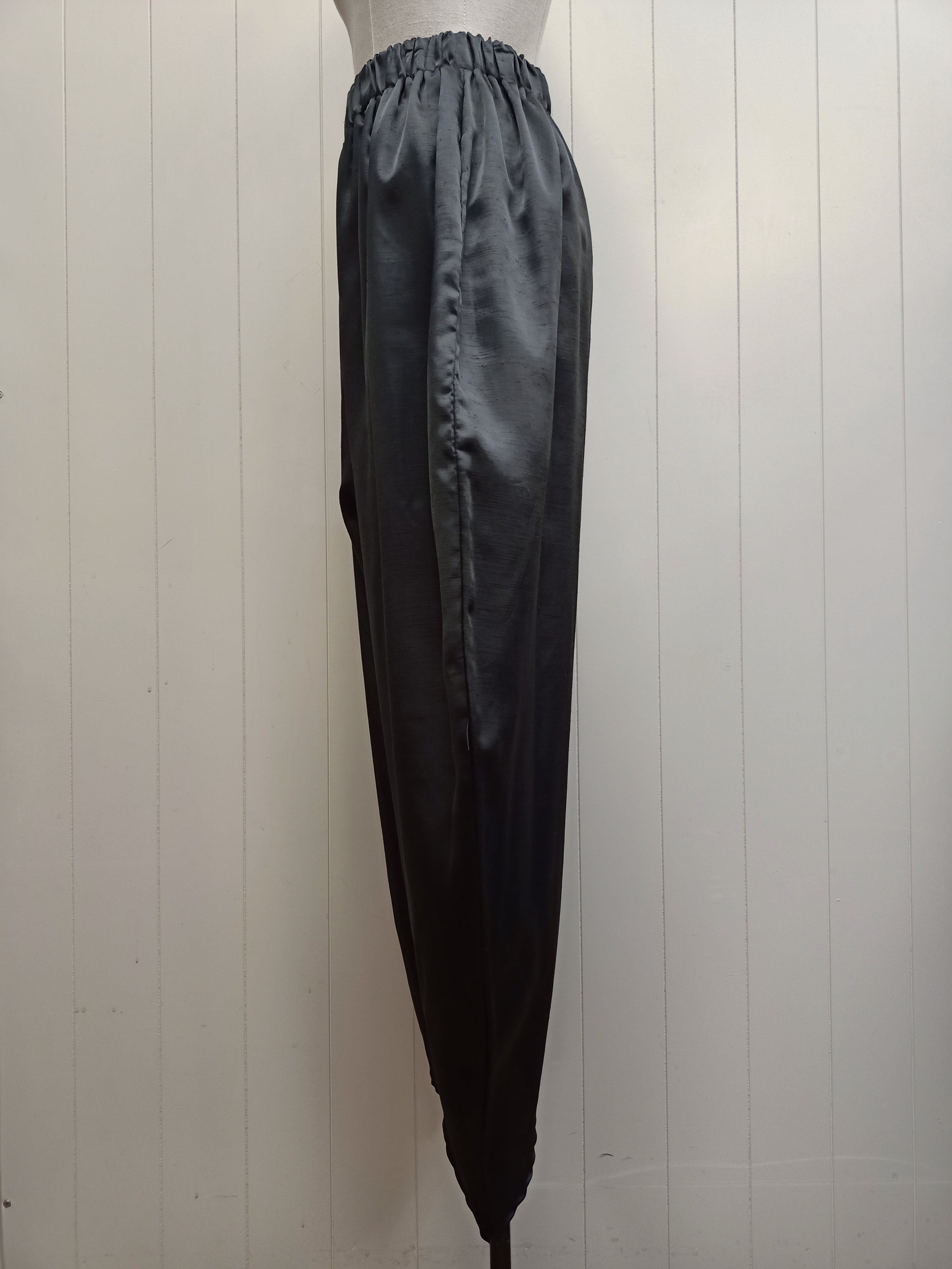 Vintage Slub Satin Hammer Pants