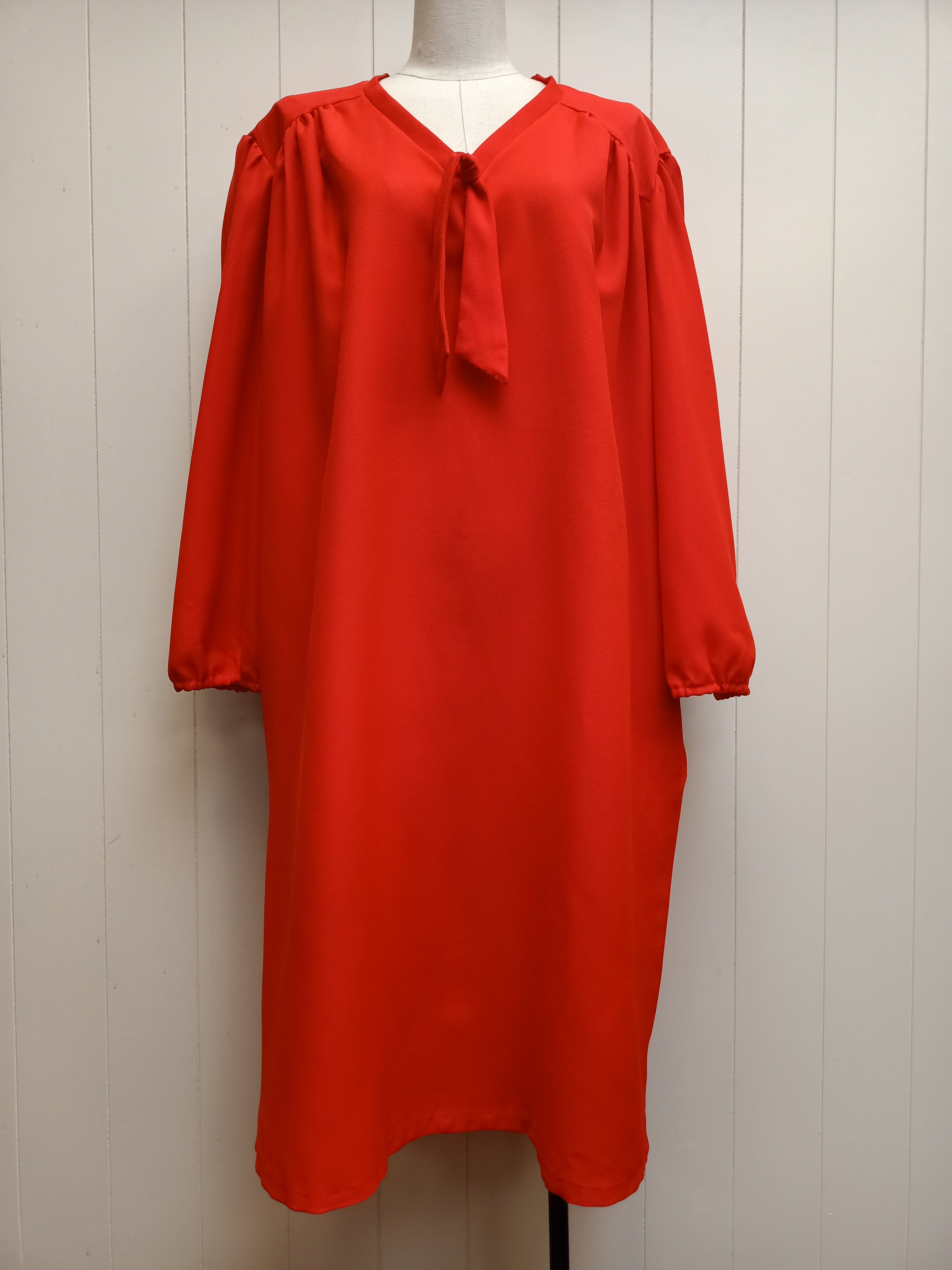 Vintage Orange Shift Dress