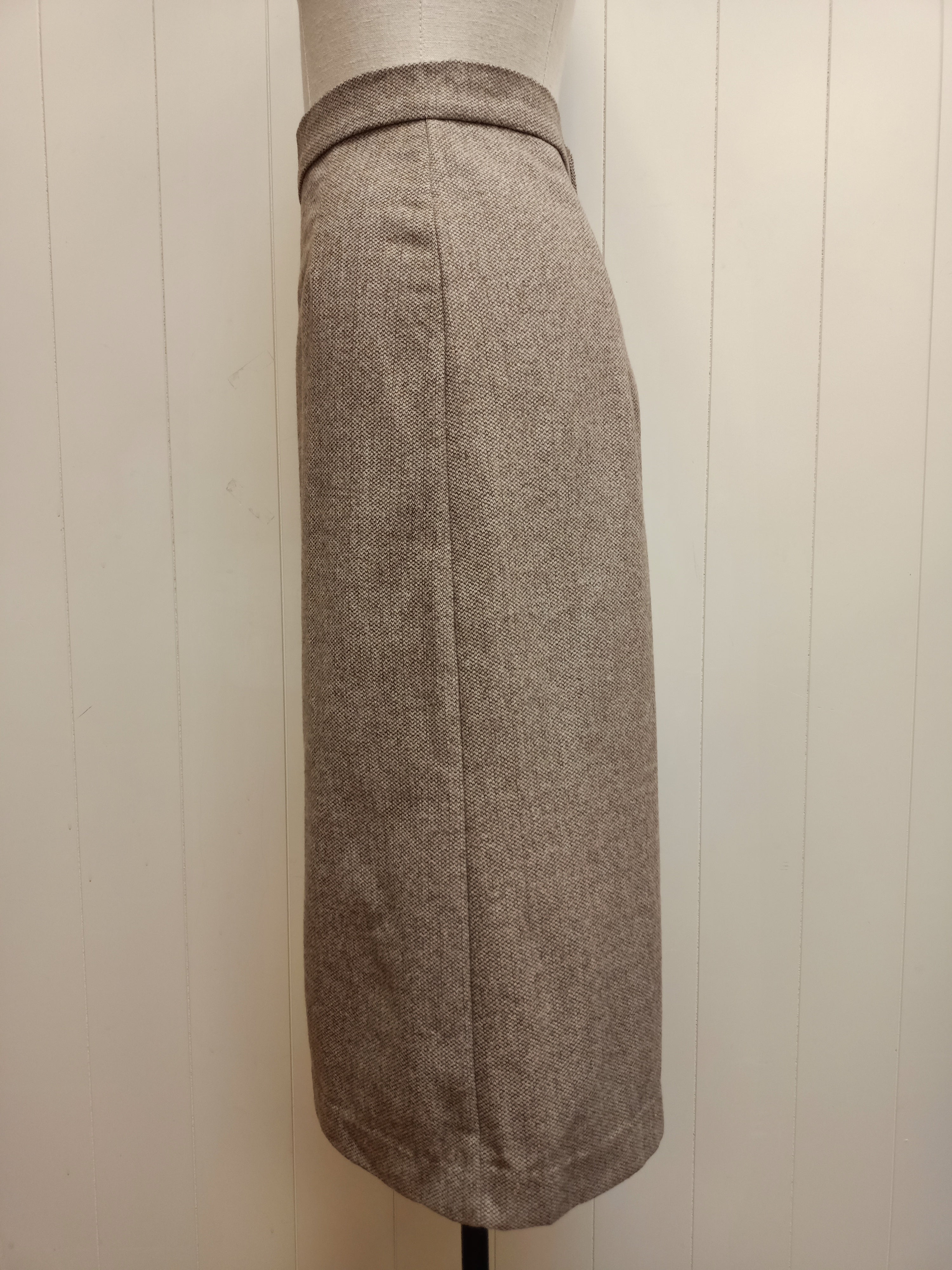 Vintage Wool Pencil Skirt
