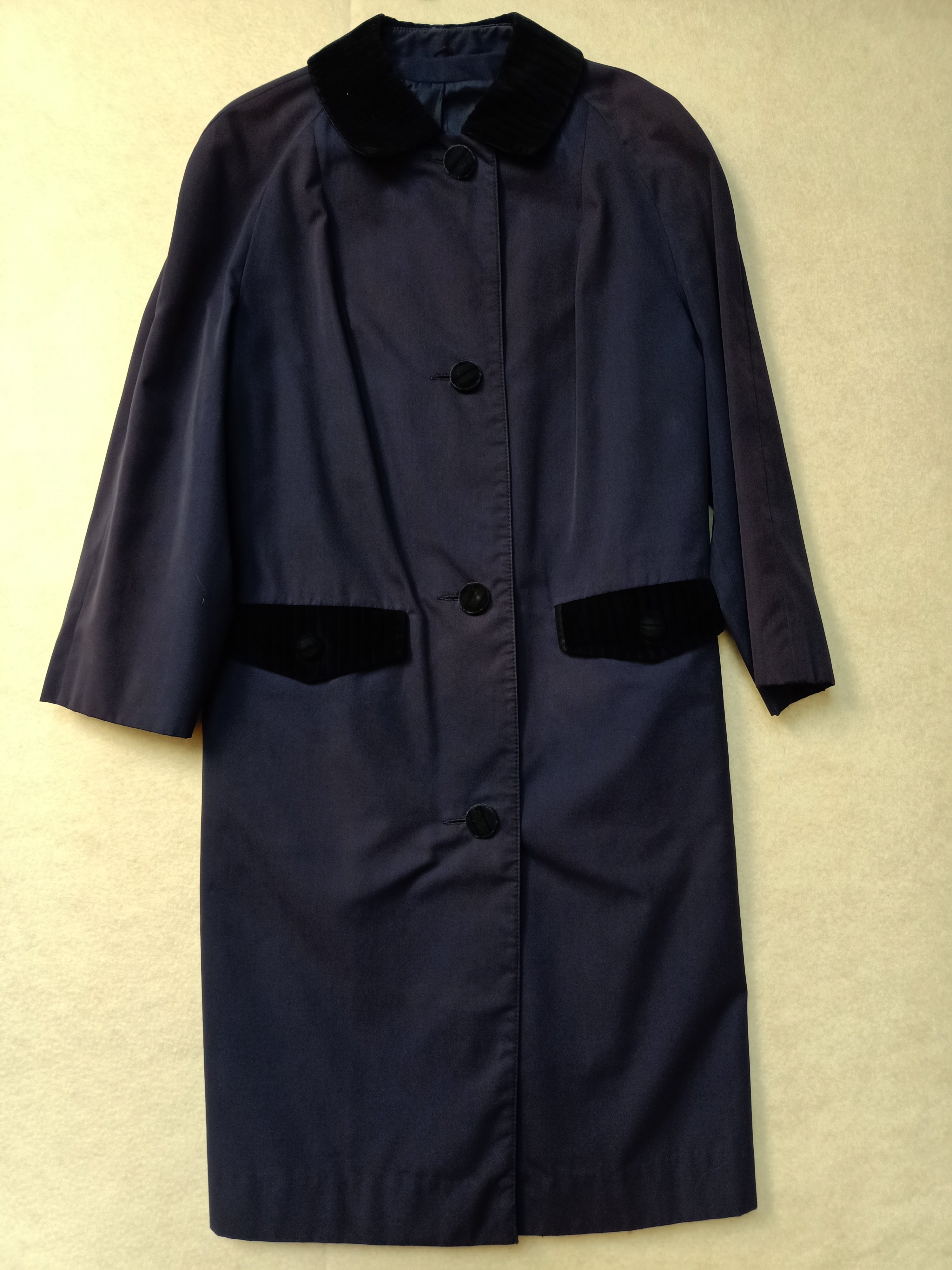 Vintage Navy Trench Coat