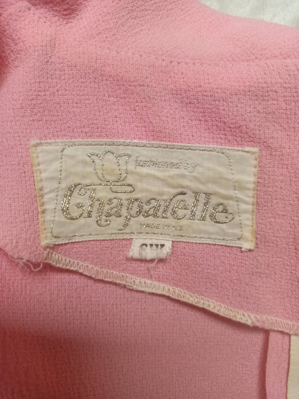 Vintage Chaparelle Pink Dress
