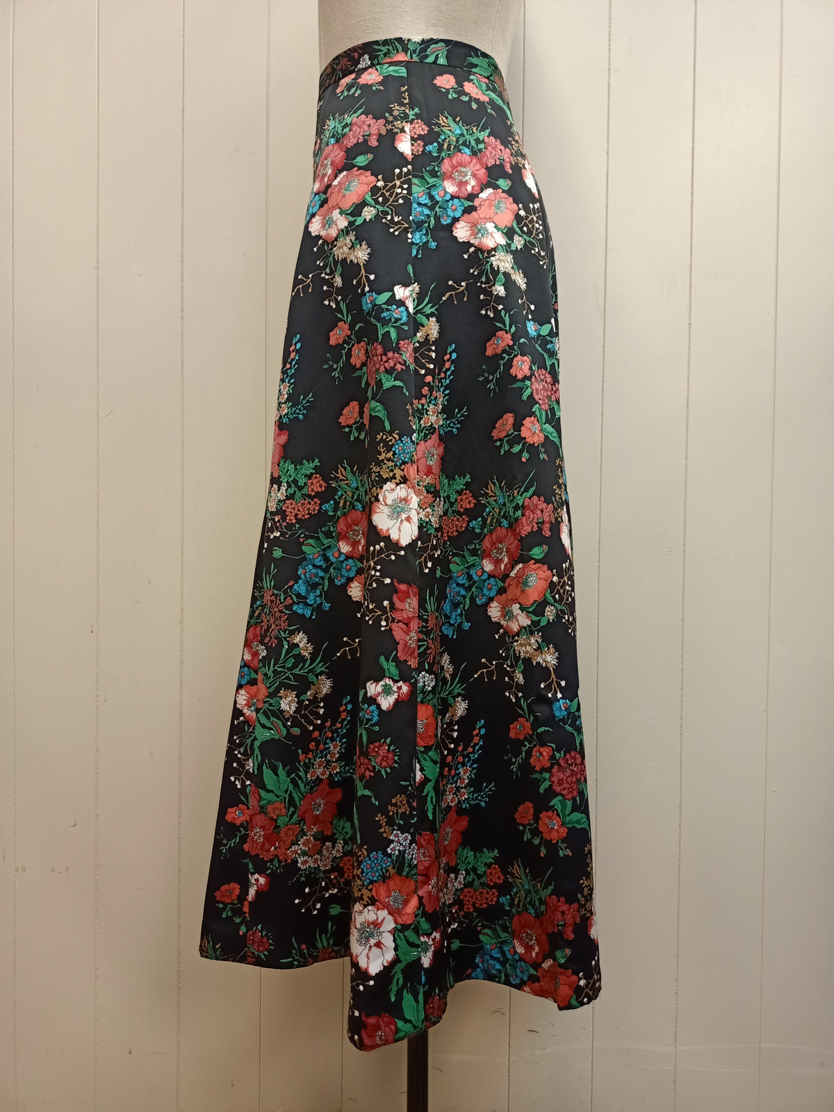 Vintage Floral Satin Co-Ord Set