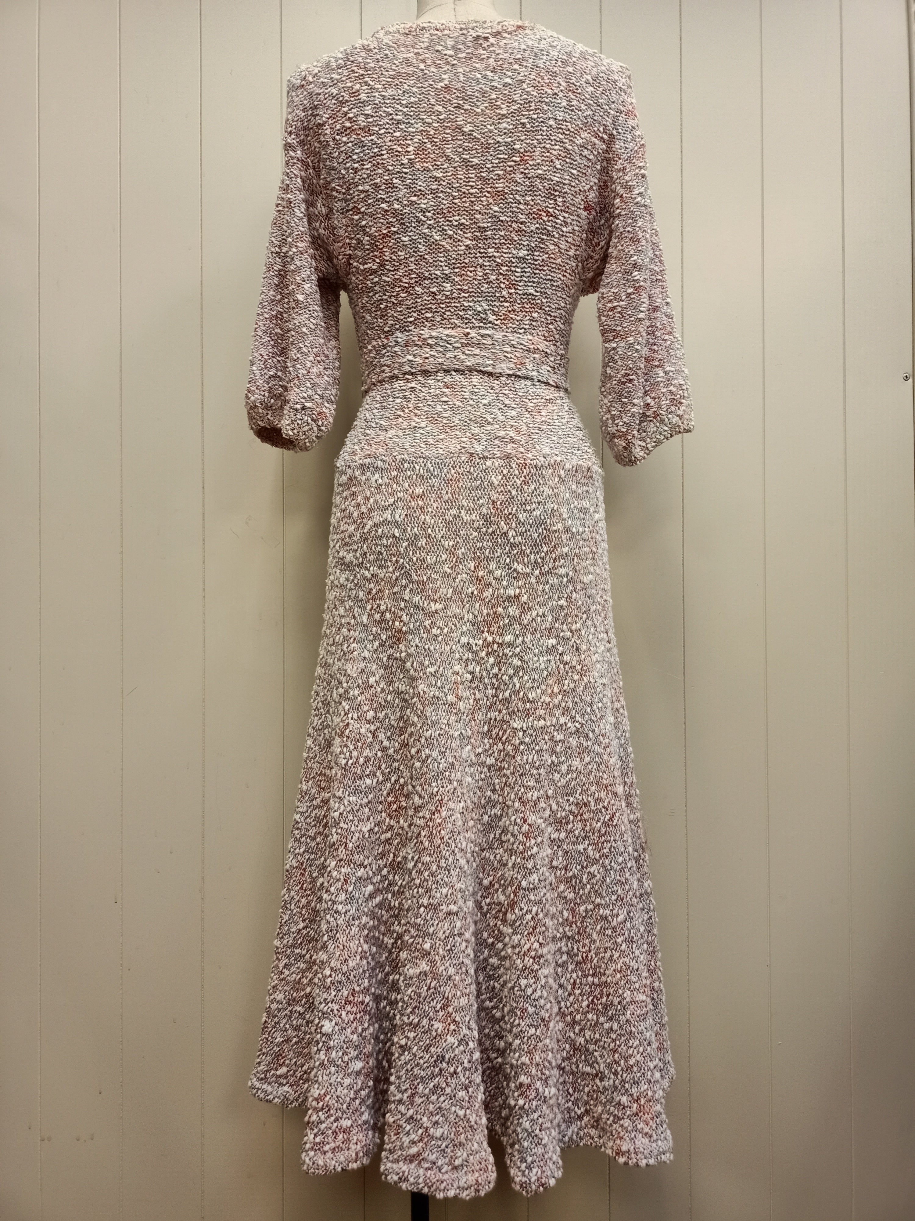 Vintage Boucle Knit Dress