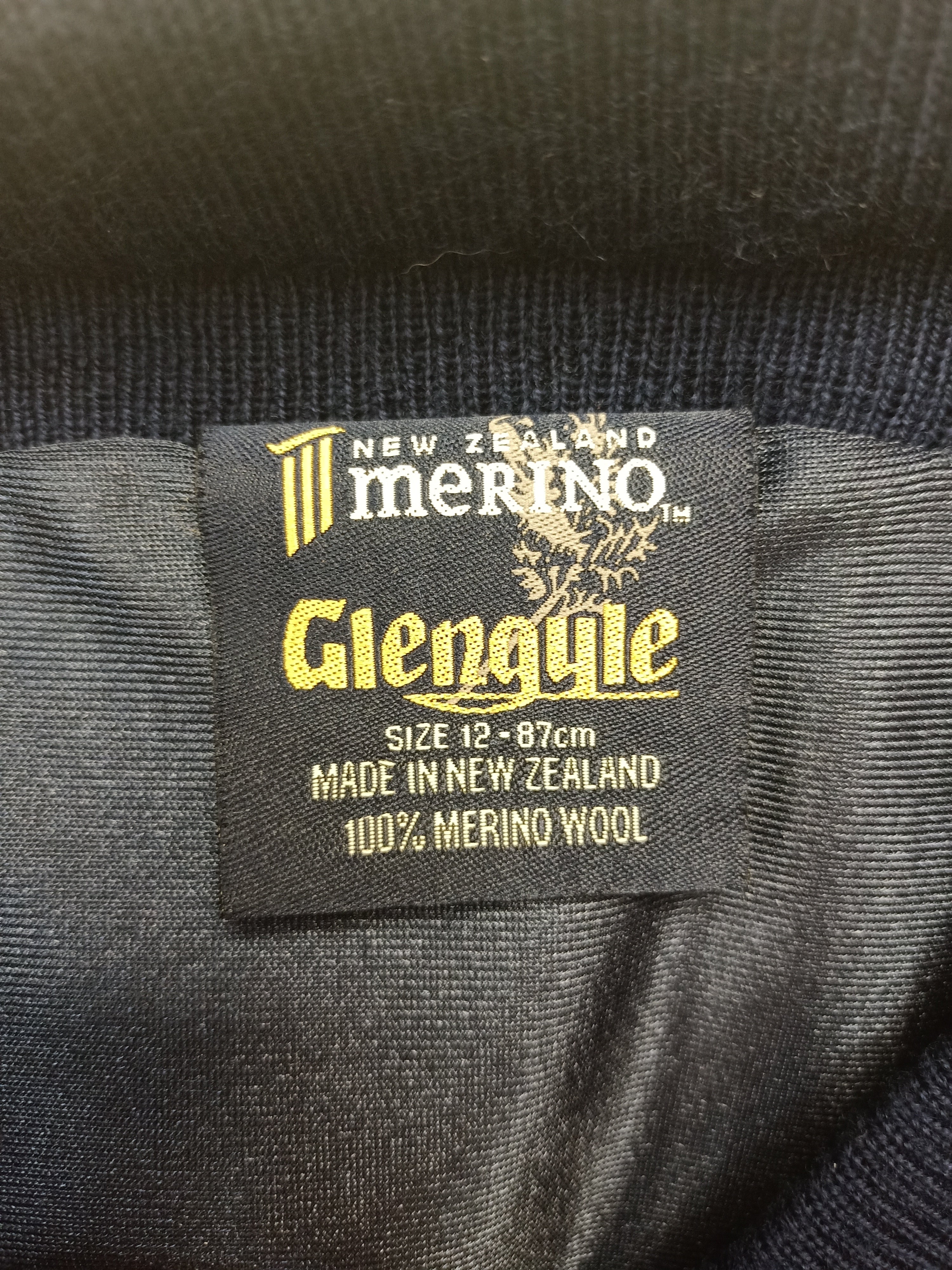 Vintage Glengyle Merino Knit Skirt