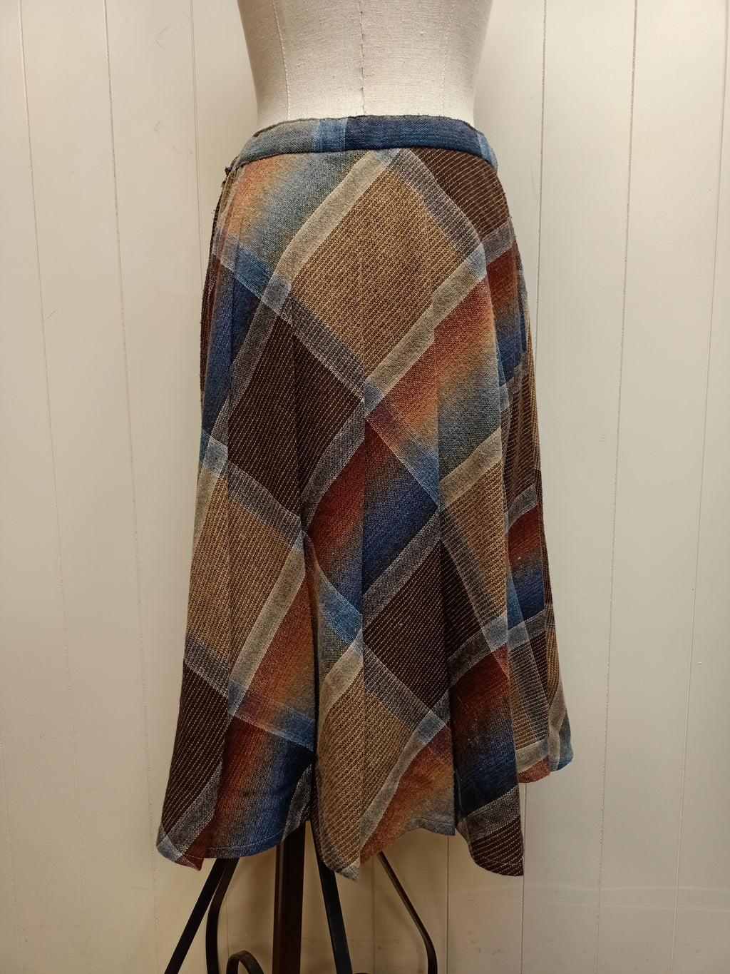 Vintage Plaid Skirt