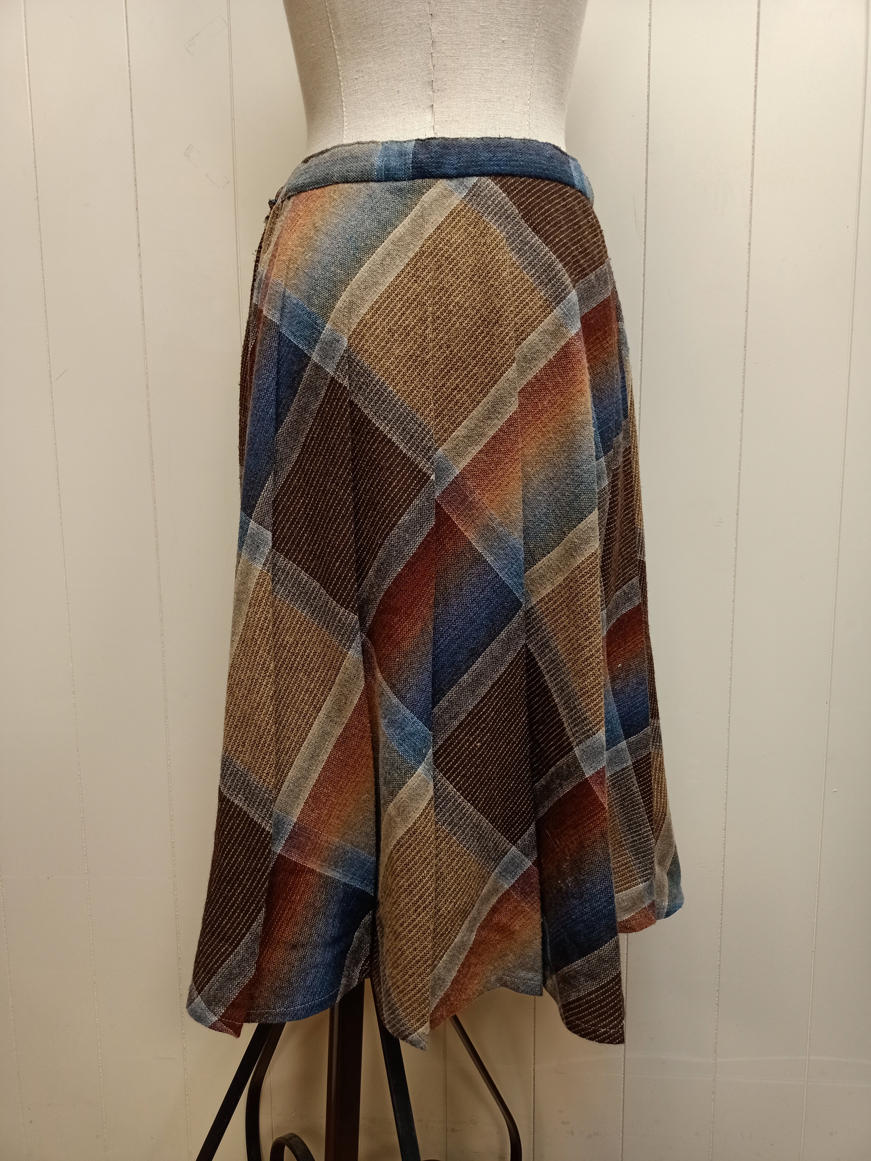 Vintage Plaid Skirt