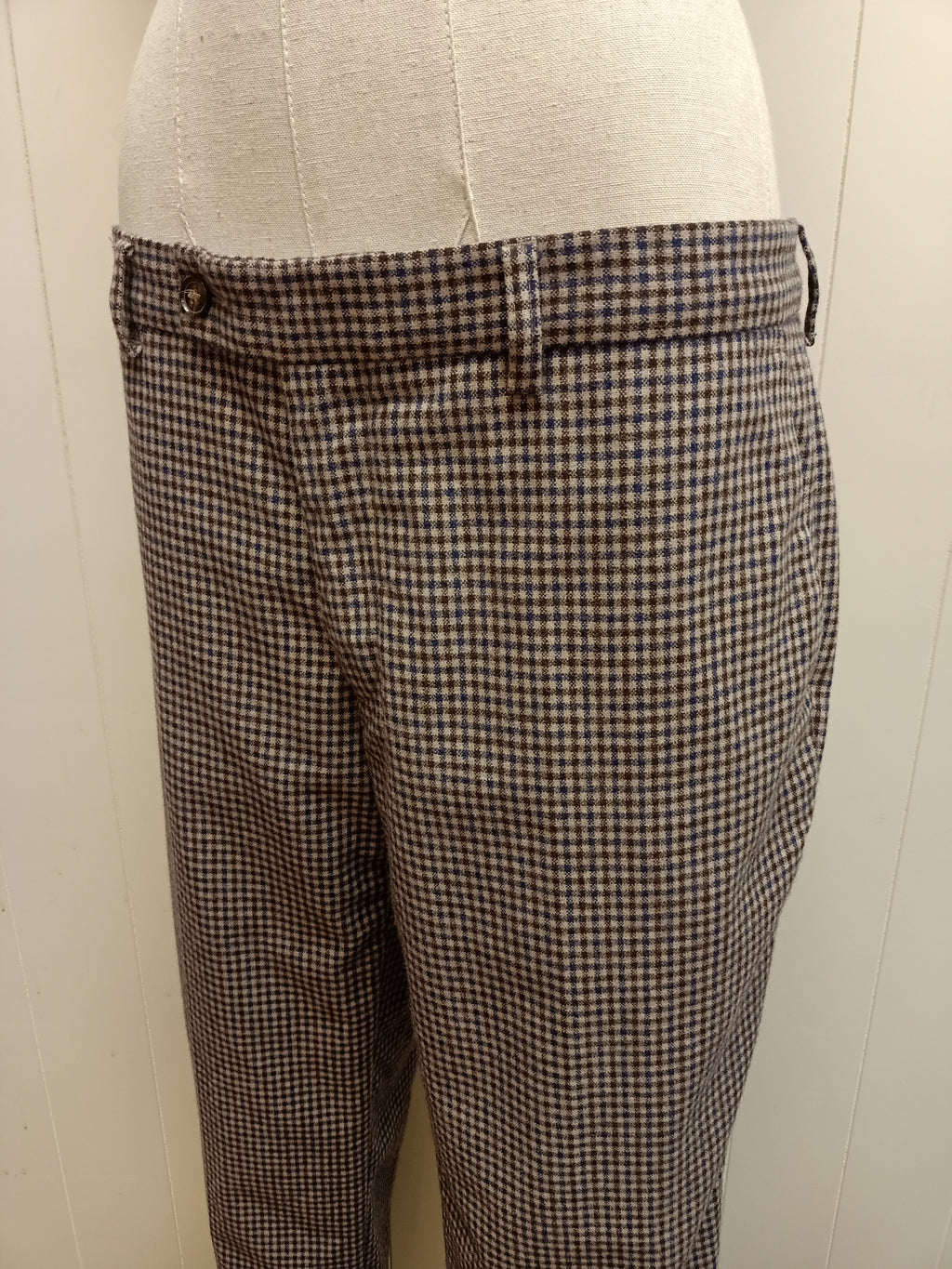 Vintage Mens East Club Ltd. Checkered Pants