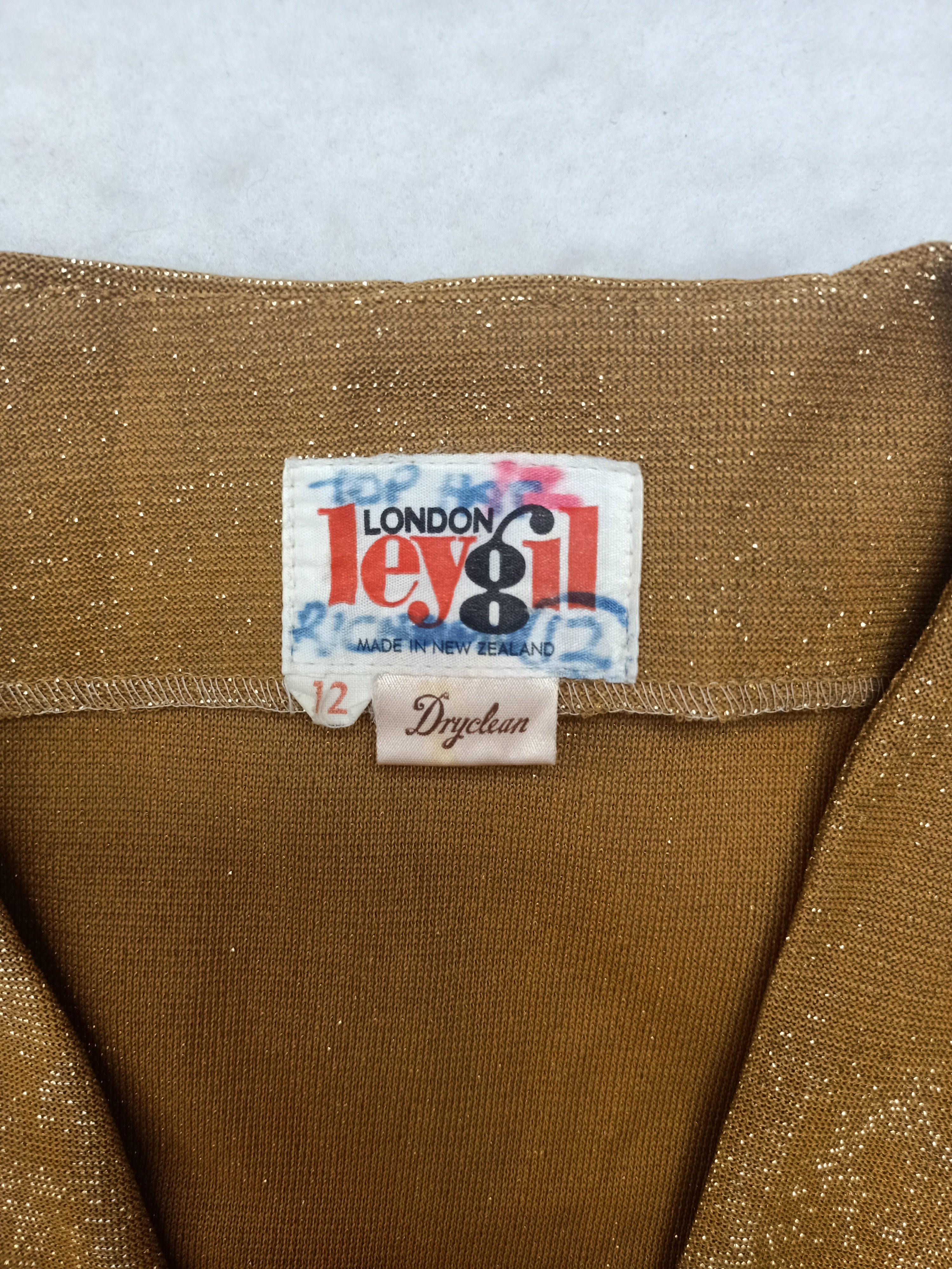 Vintage London Leygil Gold Bolero