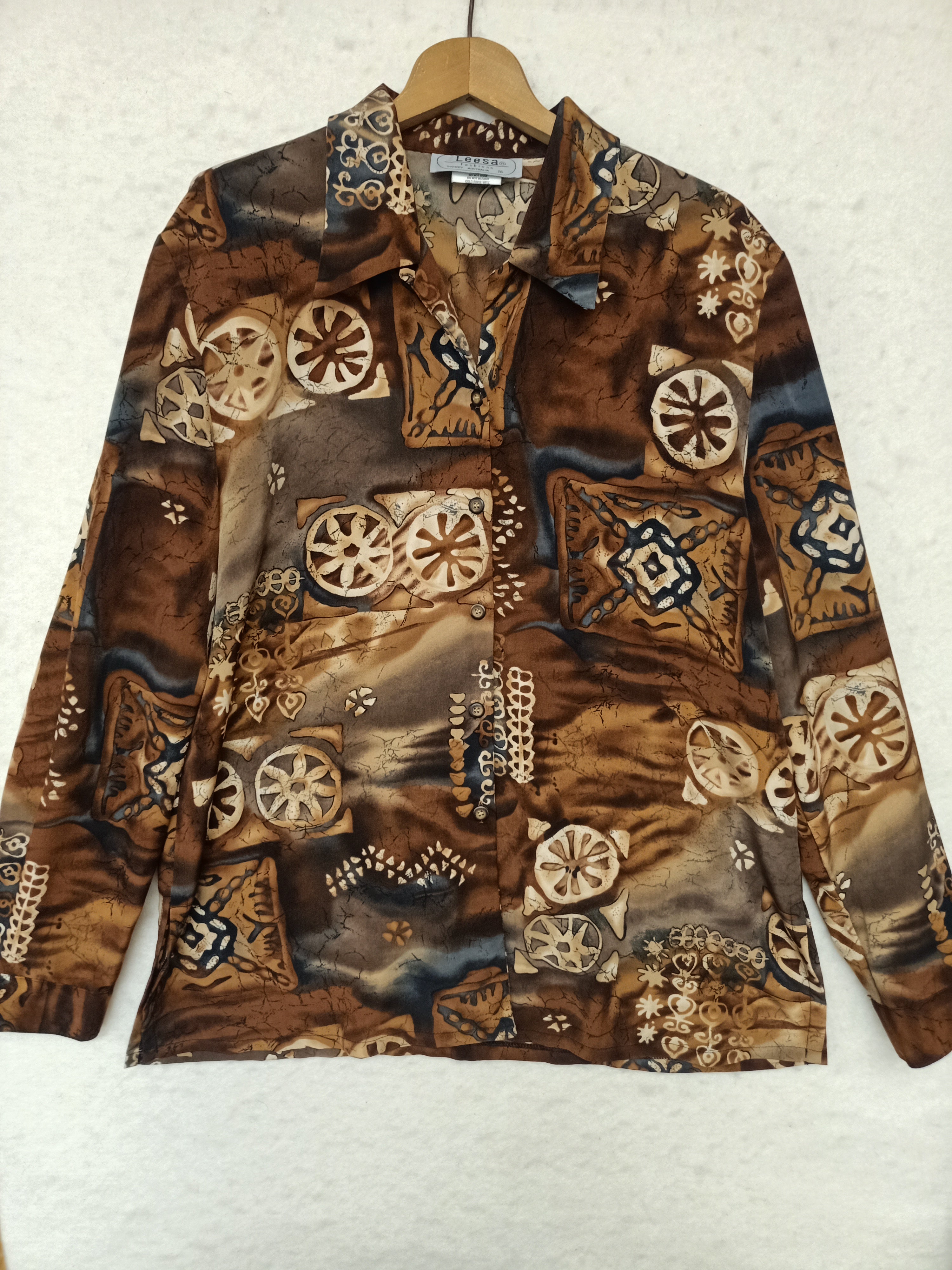 Vintage Leesa Brown Shirt