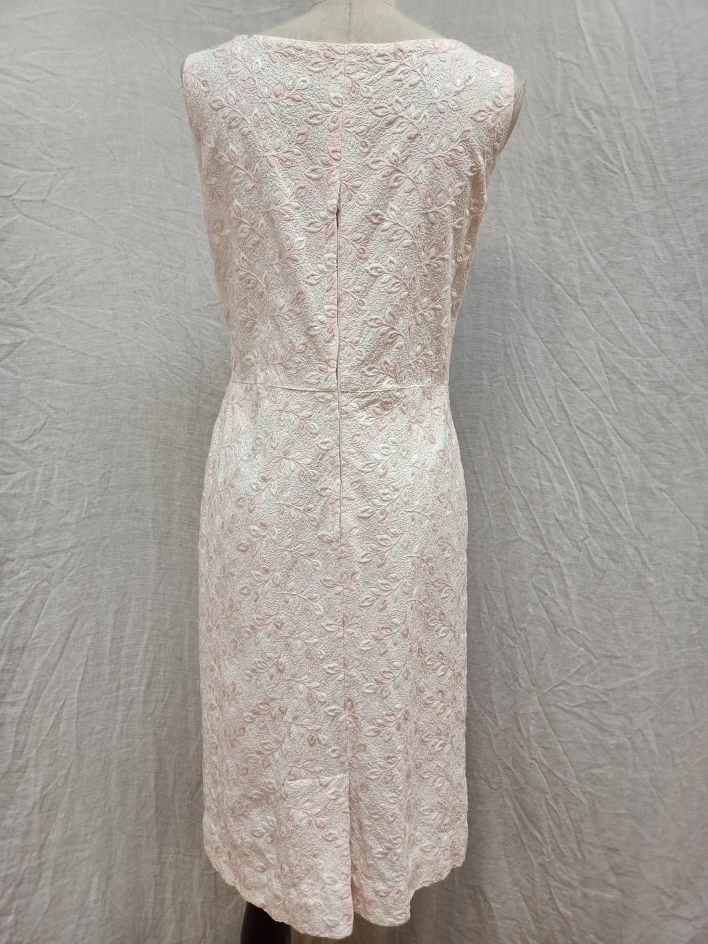 Vintage Pink Jacquard Dress
