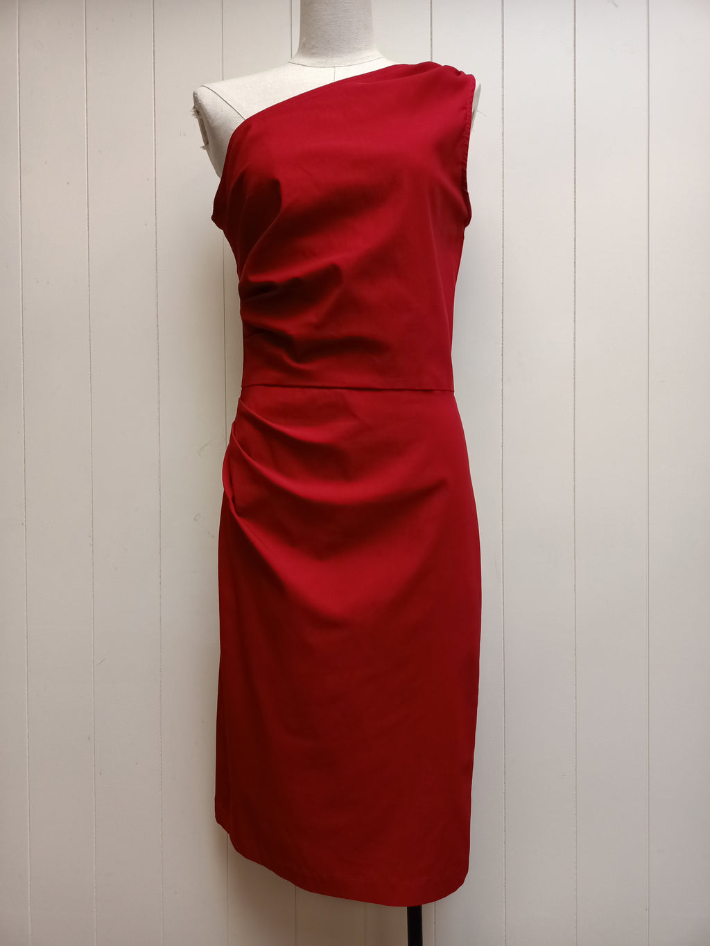 Stop Staring! One Shoulder Dress