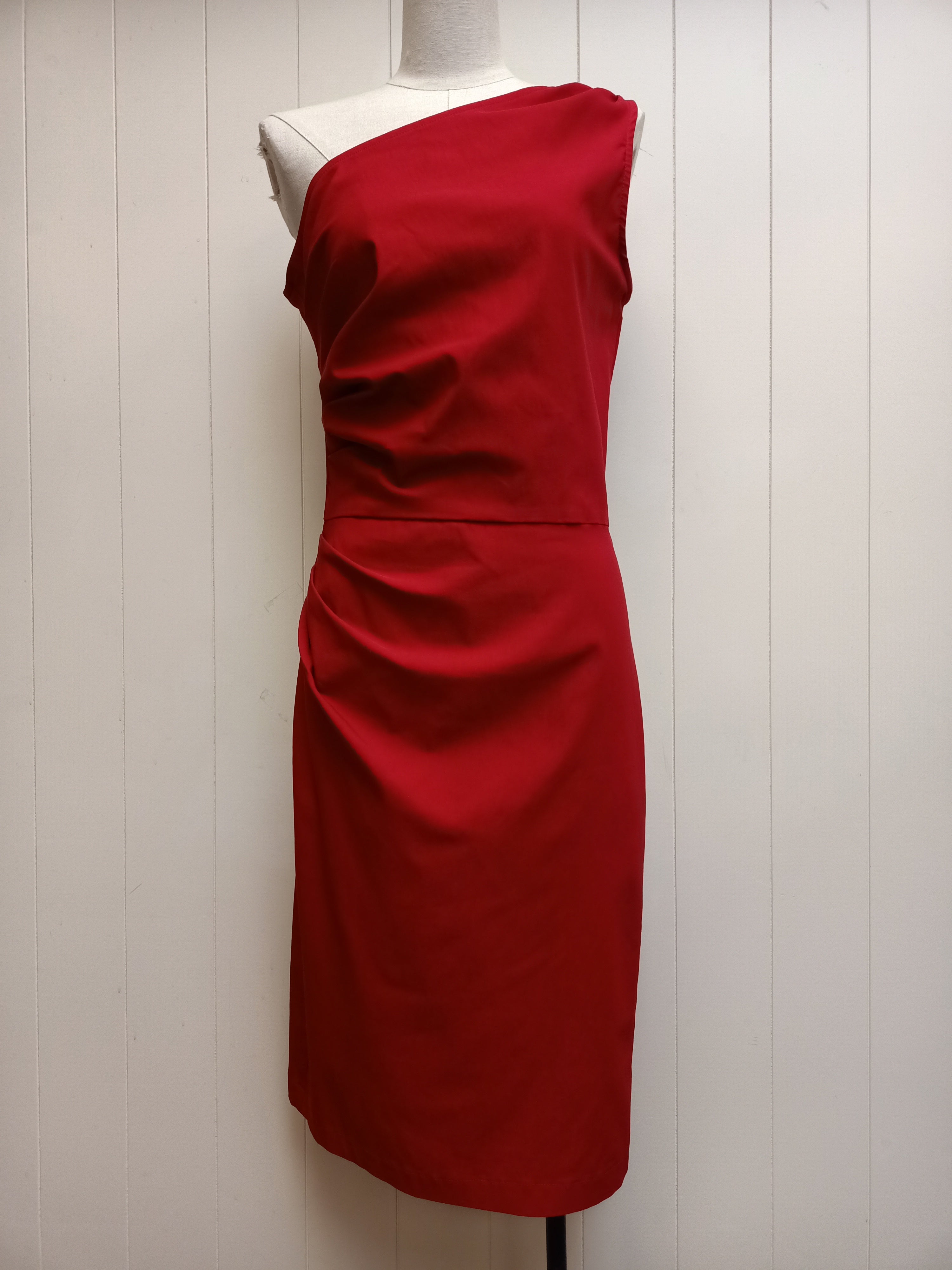 Stop Staring! One Shoulder Dress
