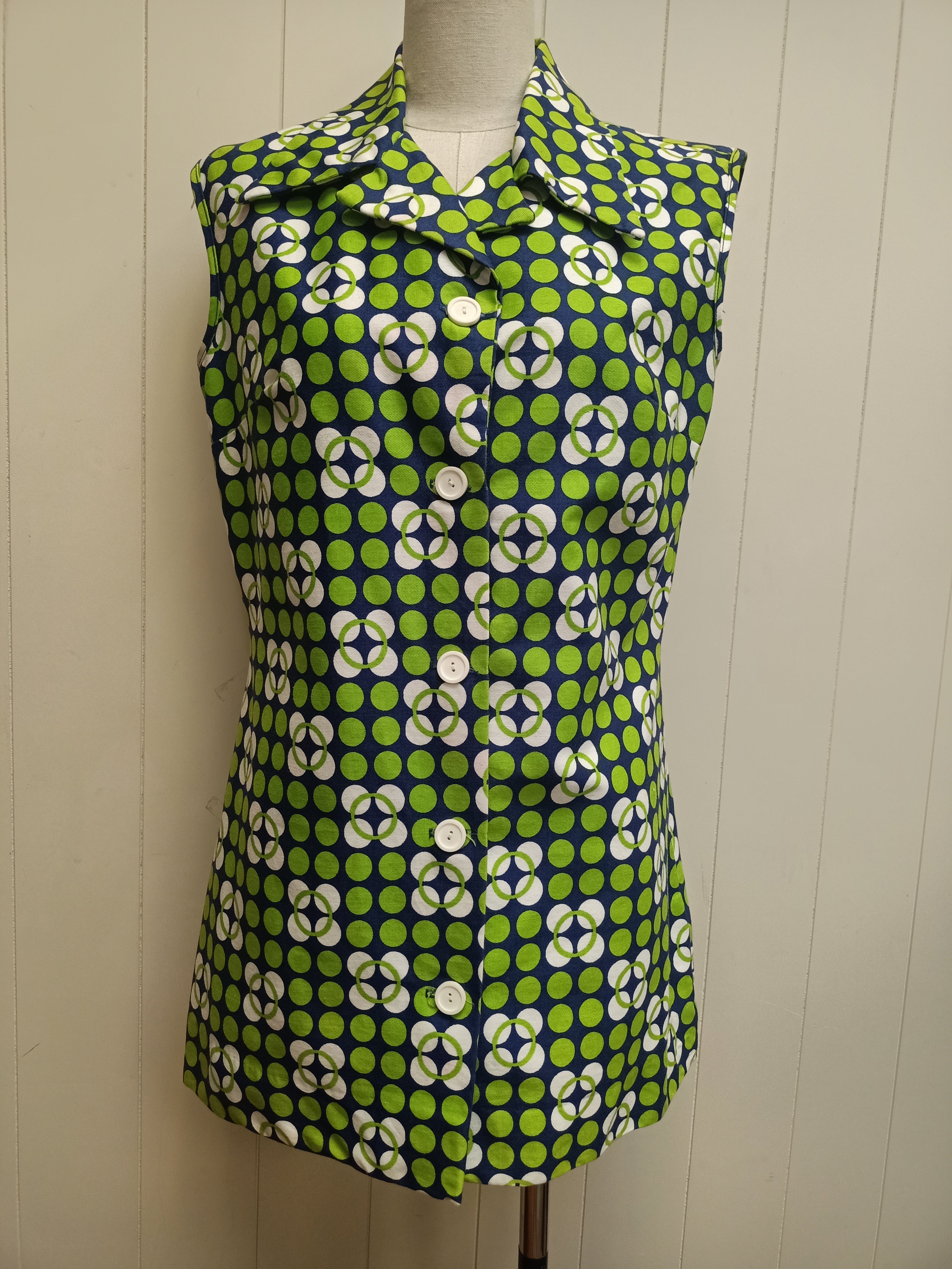 Vintage Label-4 Polka Dot Shirt